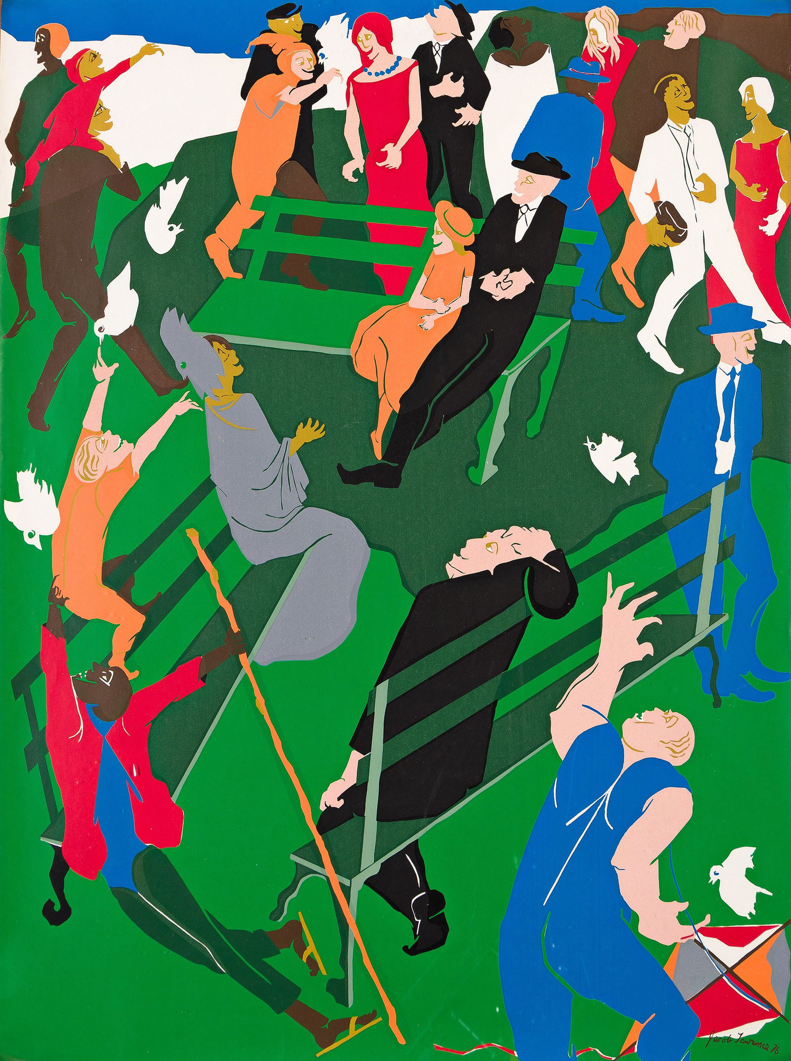 Jacob Lawrence (1917-2000), Bumbershoot ’76, 1976. (1 of 1)