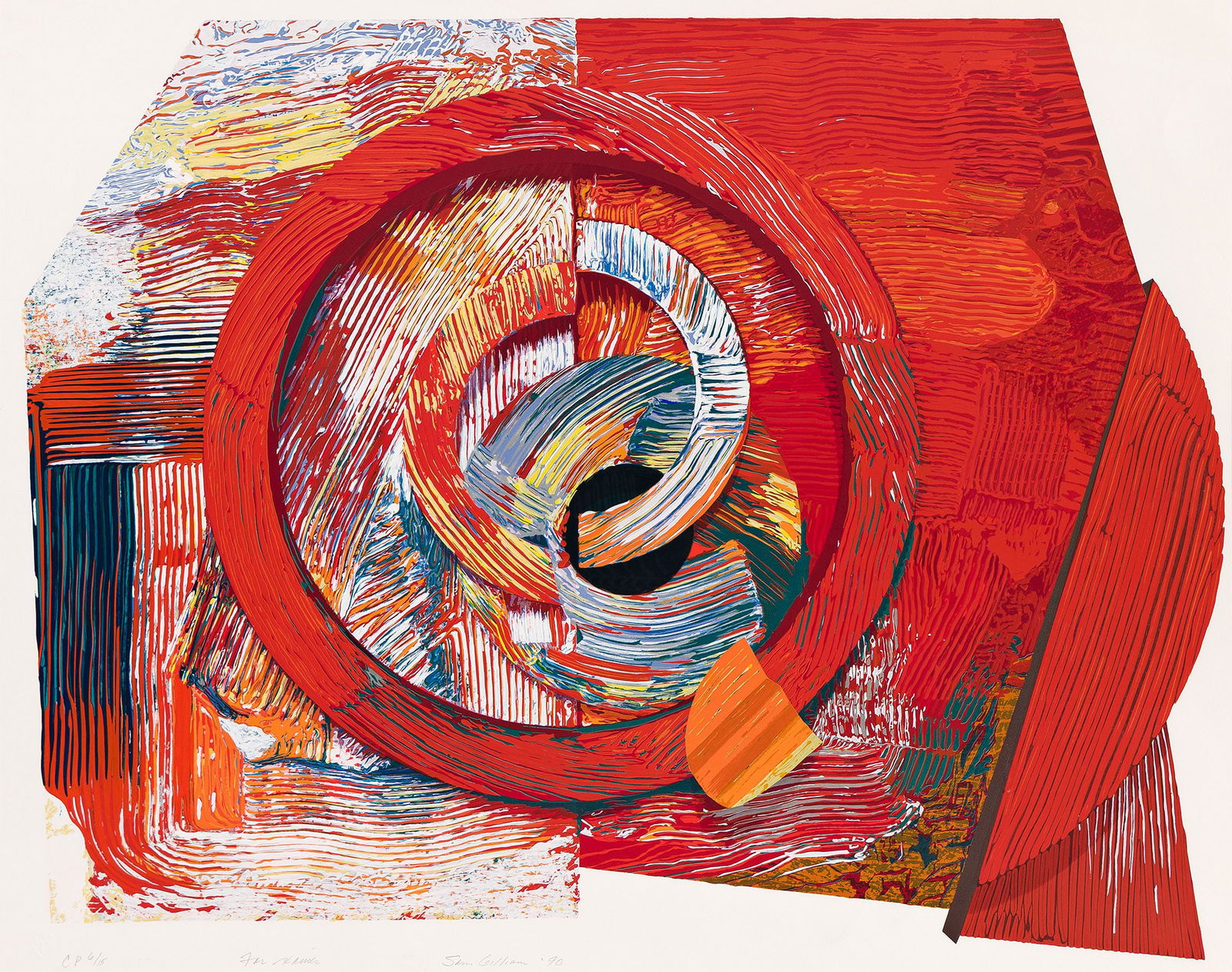 Sam Gilliam (1933-2022), For Xavier, 1990. (1 of 1)