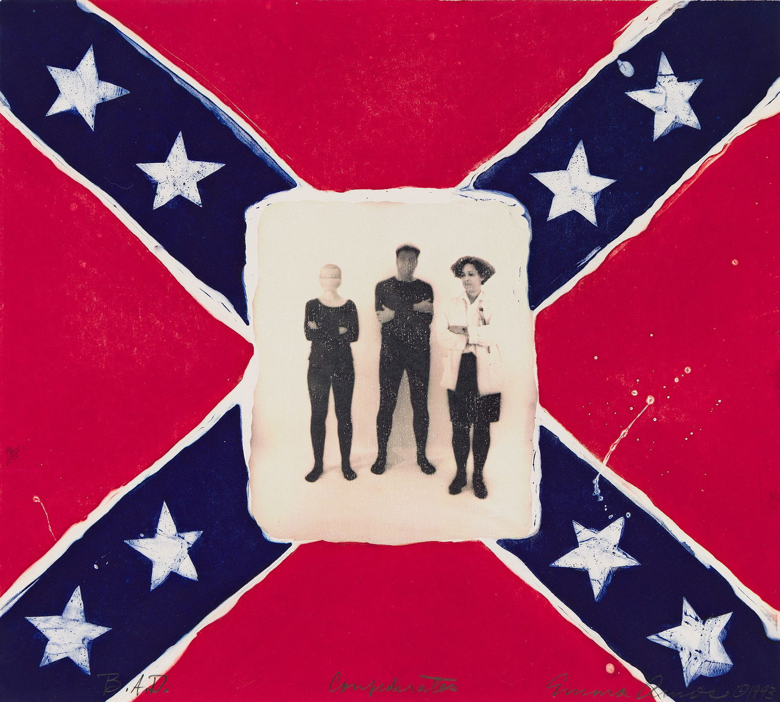 Emma Amos (1937-2020), Confederates, 1994. (1 of 1)