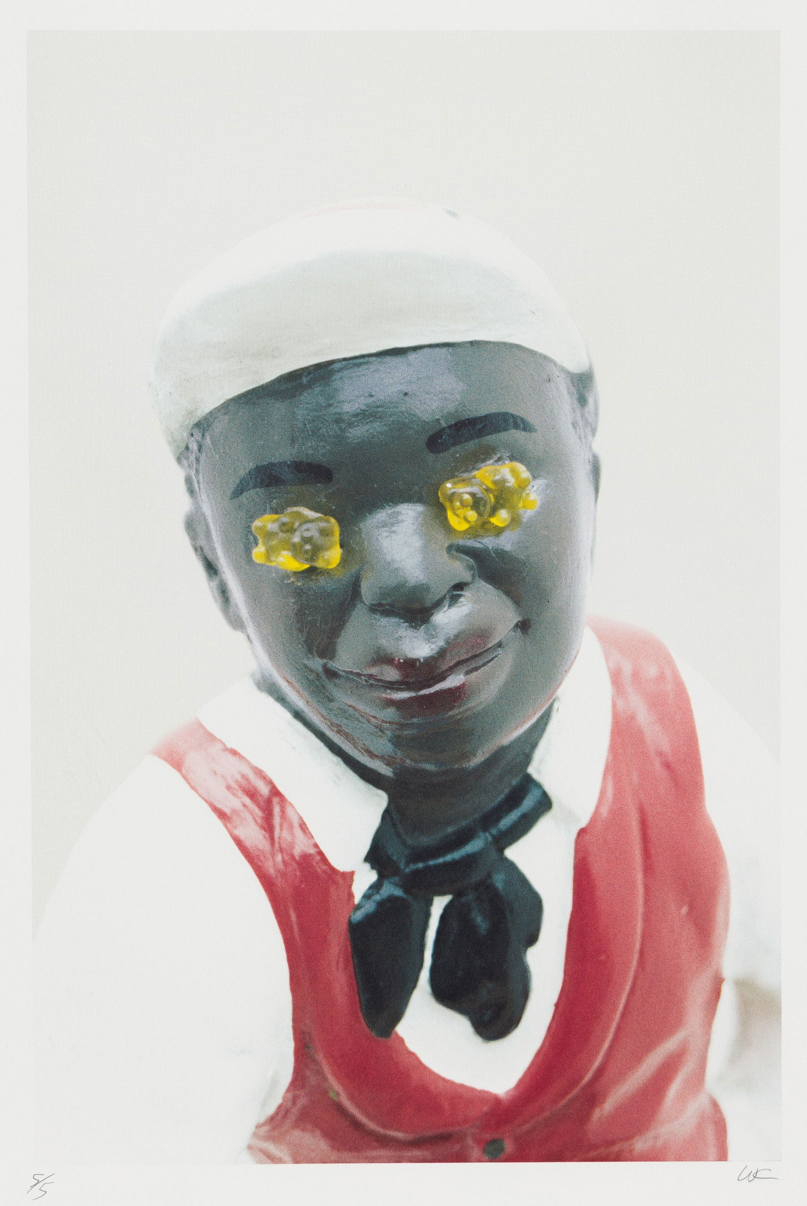 Willie Cole (b. 1955), P.O.V., Iris print, 1998.: Willie Cole (b. 1955) P.O.V. Iris print, 1998. Initialed and numbered 5/5 in pencil, lower margin. Image: 19 7/8 x 13 1/8 in. (50.5 x 33.3 cm.), full margins. Frame: 30 3/4 x 26 3/4 in. (78.1 x 67.9 c