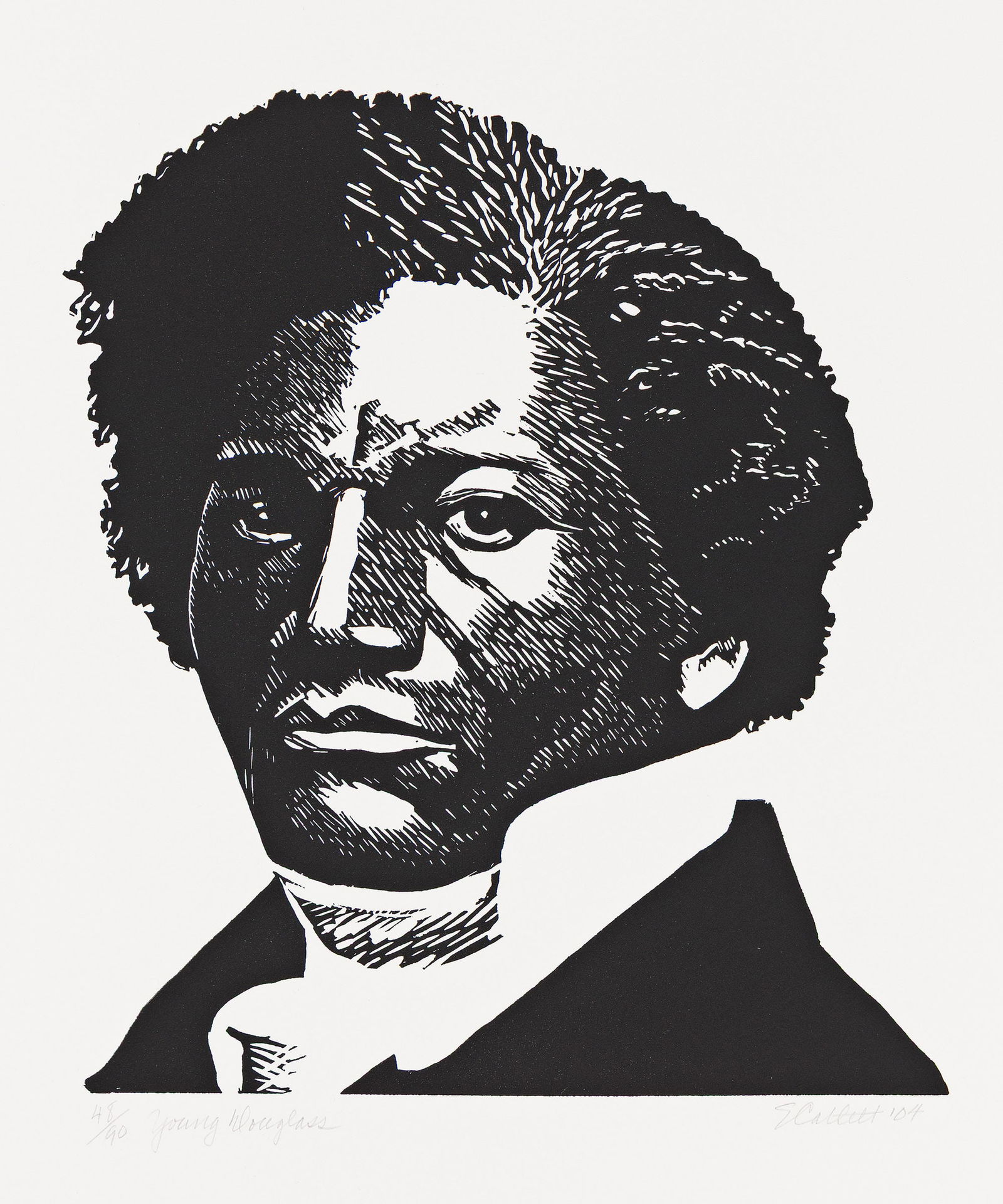 Elizabeth Catlett (1915-2012), Young Douglass, 2004. (1 of 1)