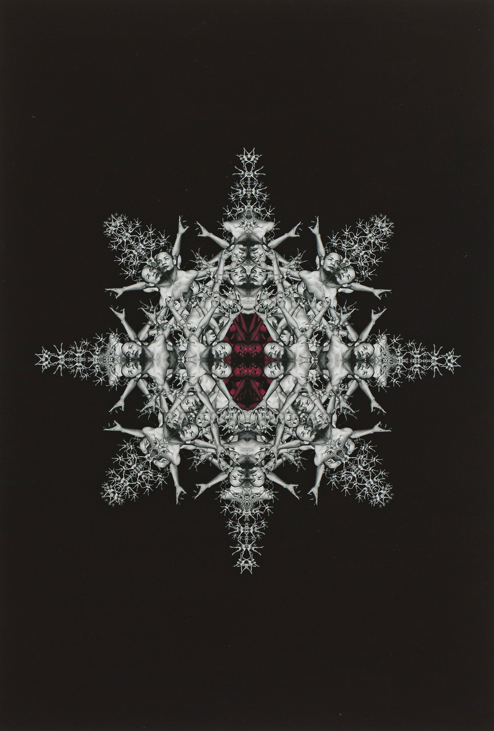 Renee Cox (b. 1957), Sacred Geometry series, 2014.: Renee Cox (b. 1957) Sacred Geometry series. Inkjet print, 2014. Signed, dated and numbered 1/5 in pencil, verso. 18 1/2 x 12 1/2 in. (47 x 31.8 cm.), Frame: 27 1/4 x 21 1/2 in. (69.2 x 54.6 cm.)