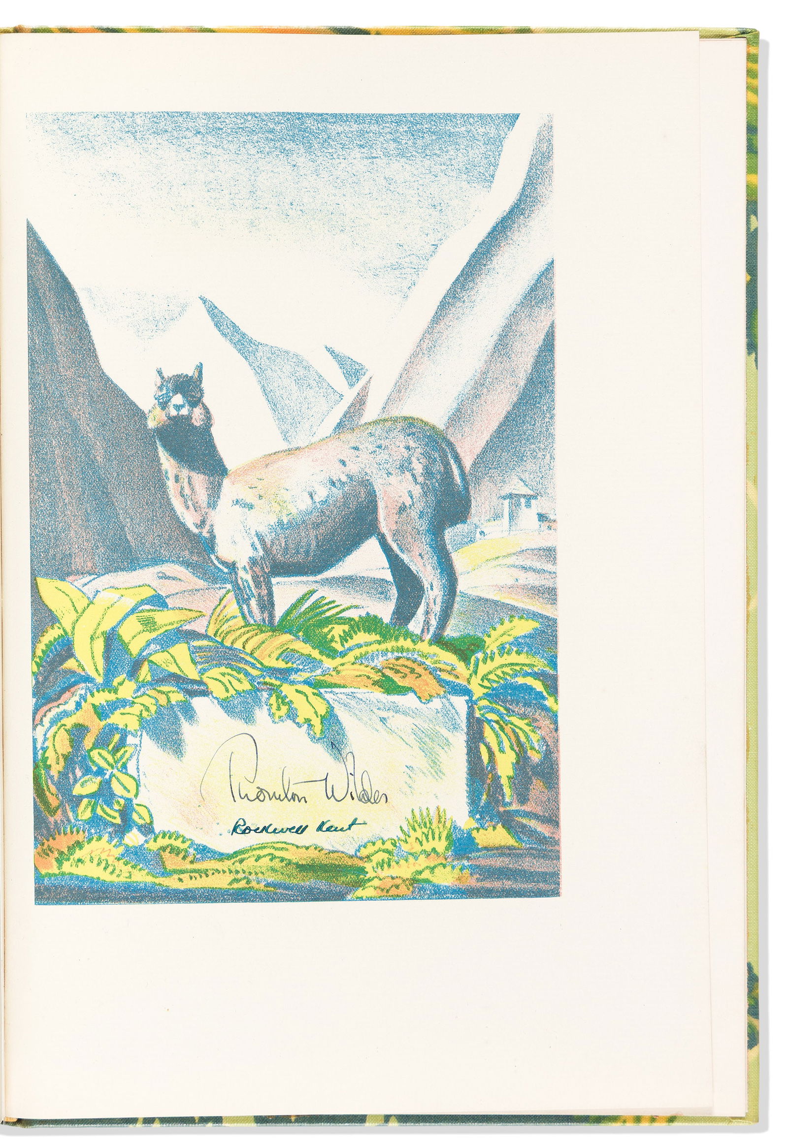 Thornton Wilder. The Bridge of San Luis Rey. Two copies, each Signed: one limited edition, the other: Thornton Wilder The Bridge of San Luis Rey. Two copies, each Signed: one limited edition, the other additionally Inscribed. The first, signed on the limitation page, additionally signed by the illustr