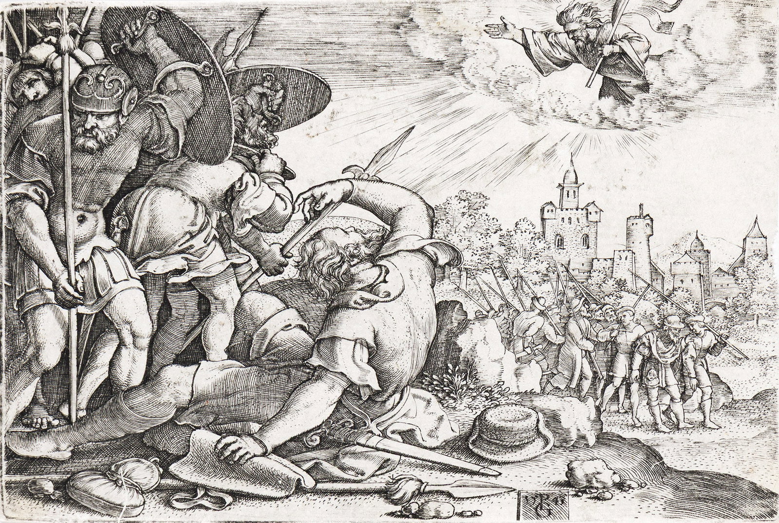 Georg Pencz (1500-1550), The Conversion of St. Paul, circa 1543. (1 of 1)