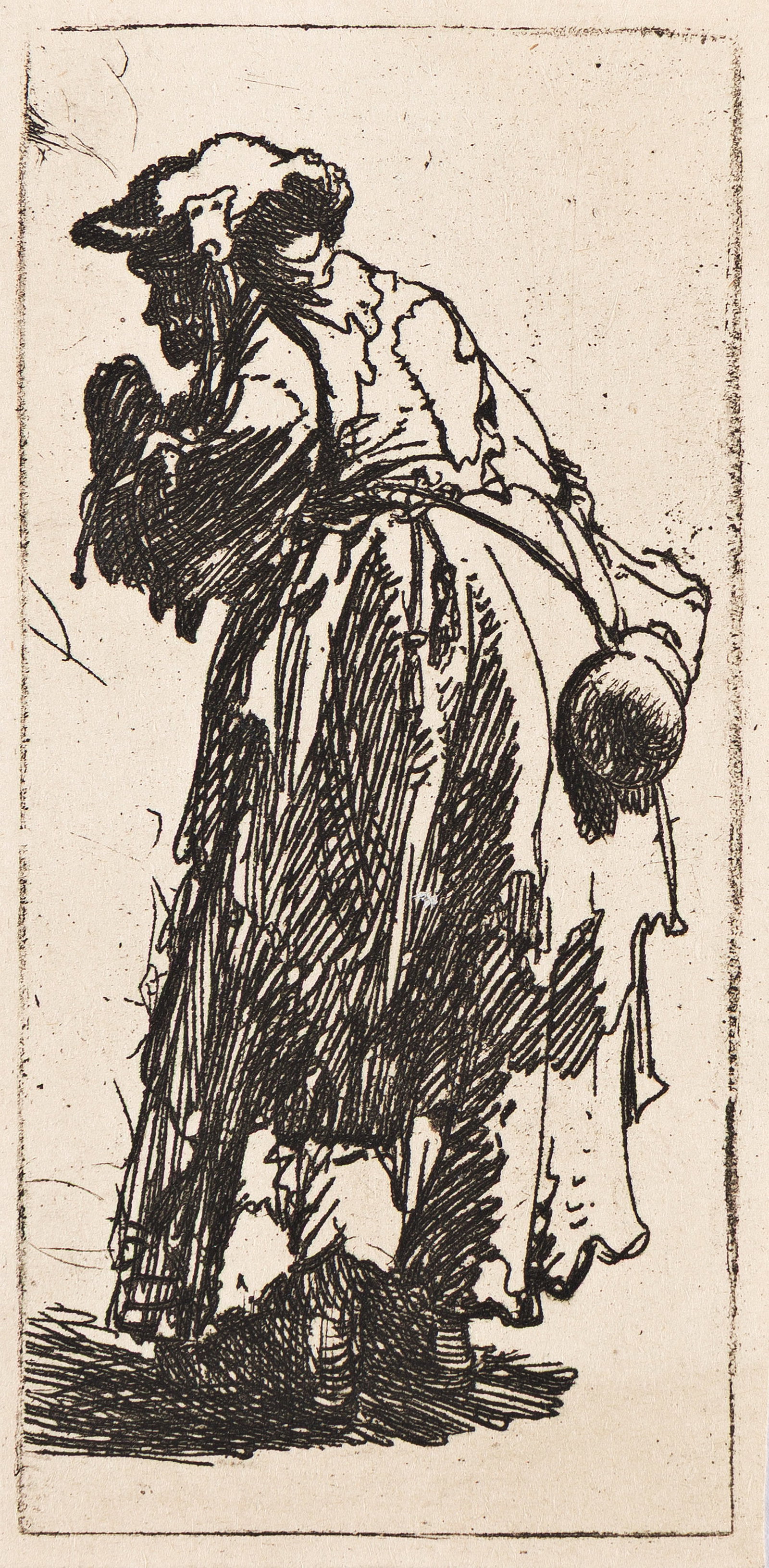 Rembrandt van Rijn (1606-1669), Old Beggar Woman with a Gourd, circa 1629. (1 of 1)