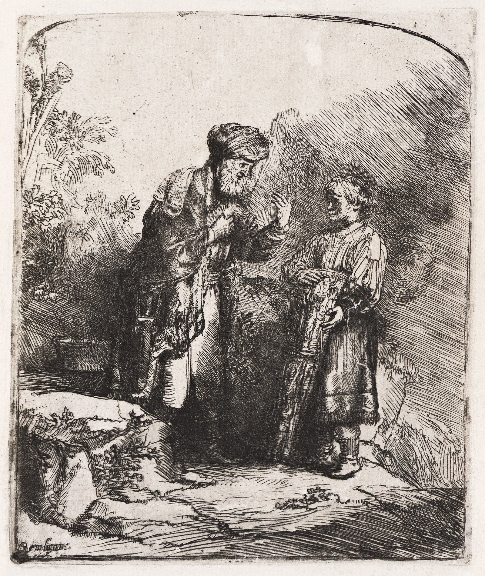 Rembrandt van Rijn (1606-1669), Abraham and Isaac, 1645. (1 of 1)