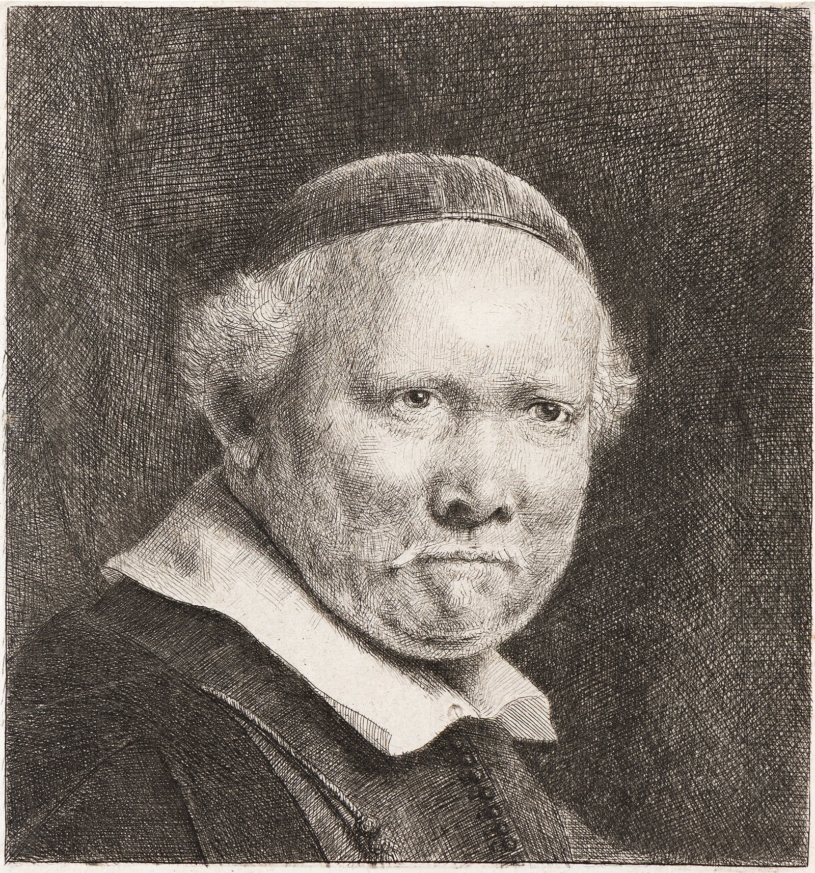 Rembrandt van Rijn (1606-1669), Lieven Willemsz van Coppenol, Writing Master: The Larger Plate, (1 of 1)