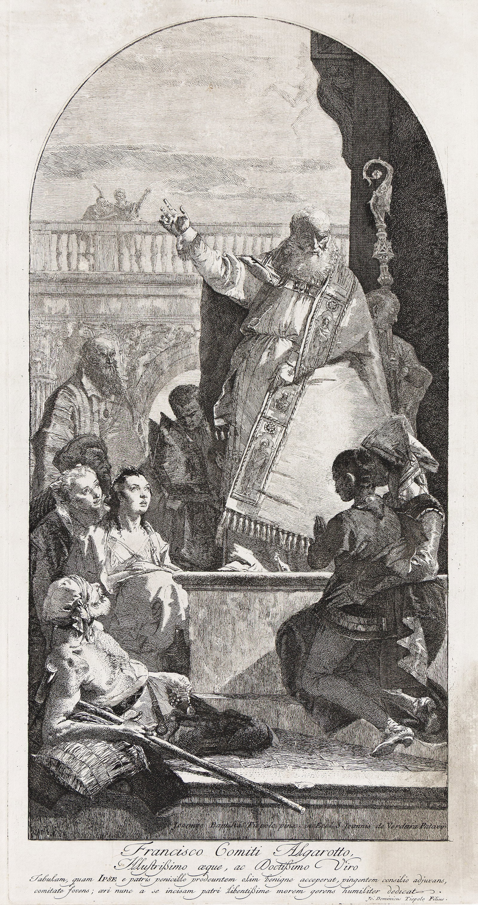 Giovanni D. Tiepolo (1727-1804), St. Patrick Healing a Cripple, 1746–50. (1 of 1)