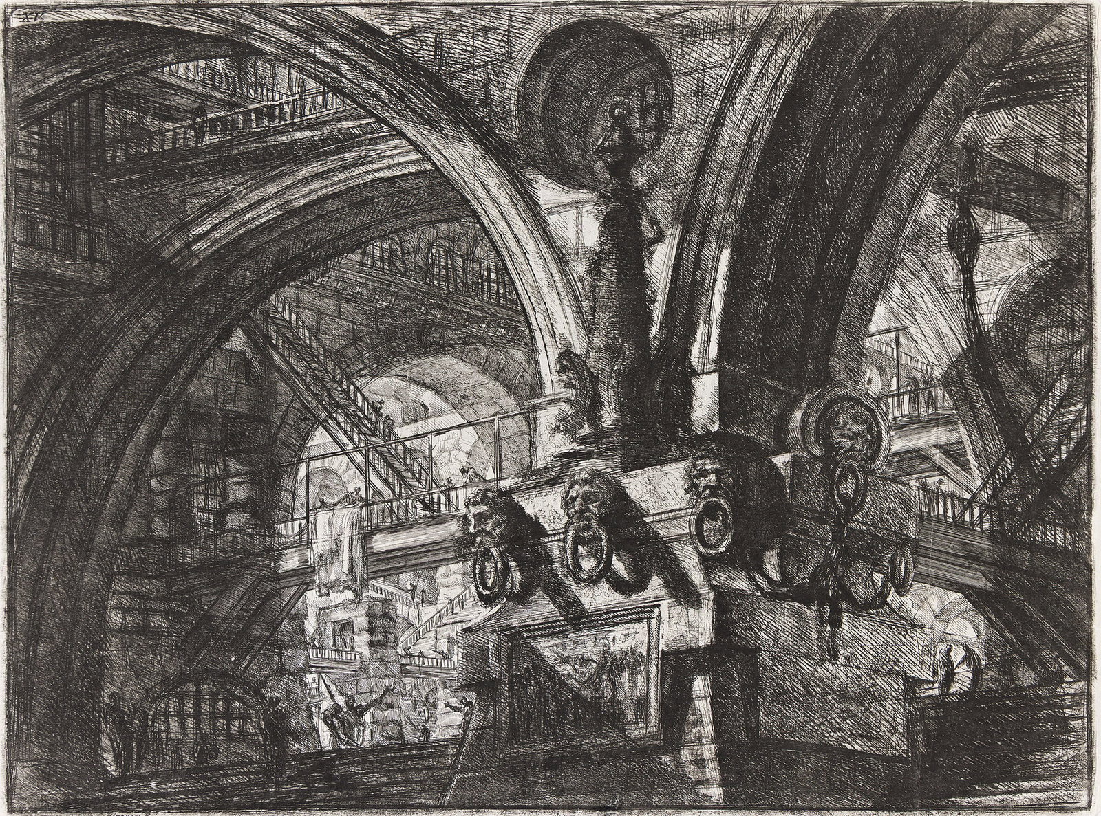 Giovanni B. Piranesi (1720-1778), The Pier with the Lamp, 1749-50. (1 of 1)