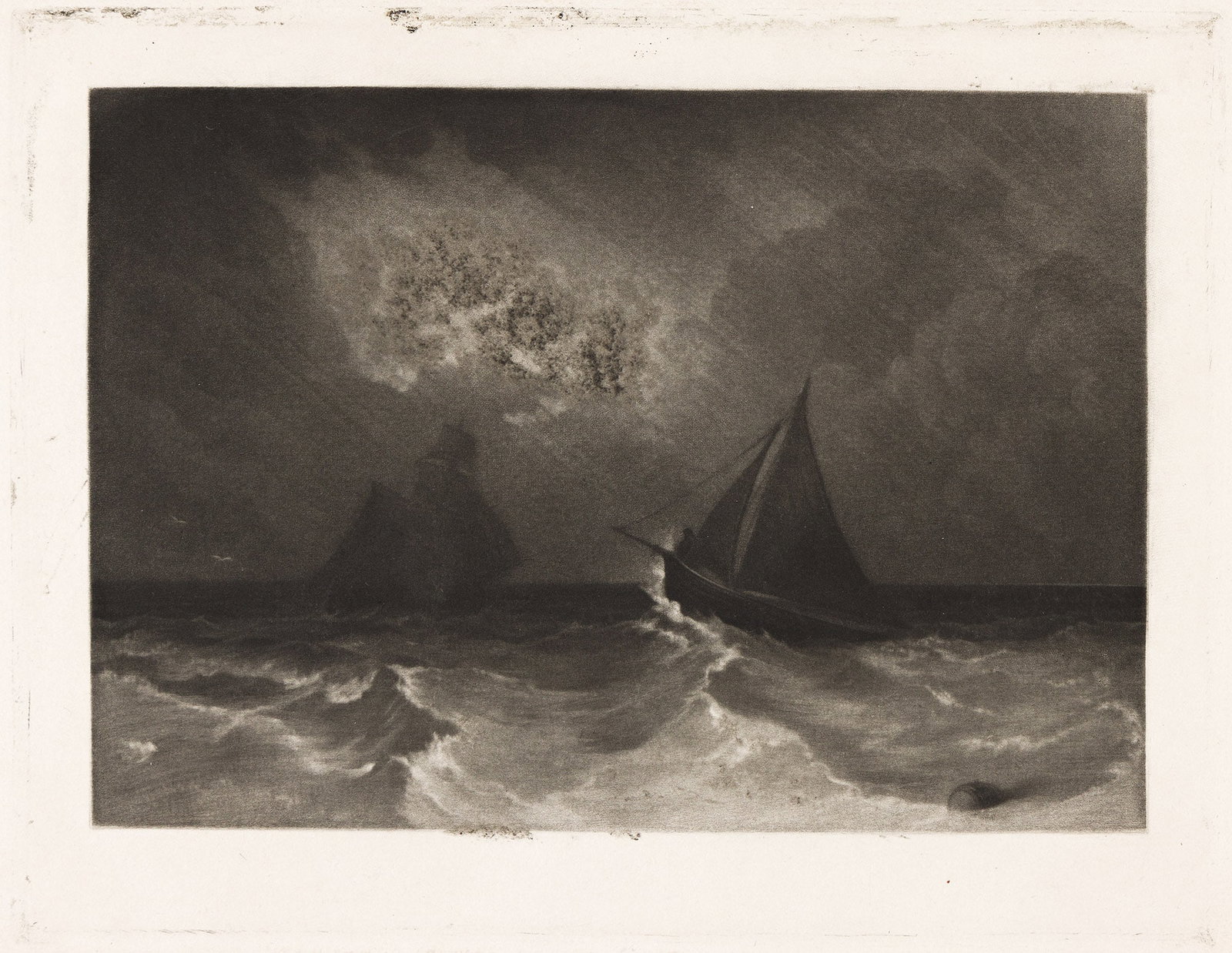 Joseph Mallord William Turner (1775-1851), Ship and Cutter, circa 1820-1826. (1 of 1)