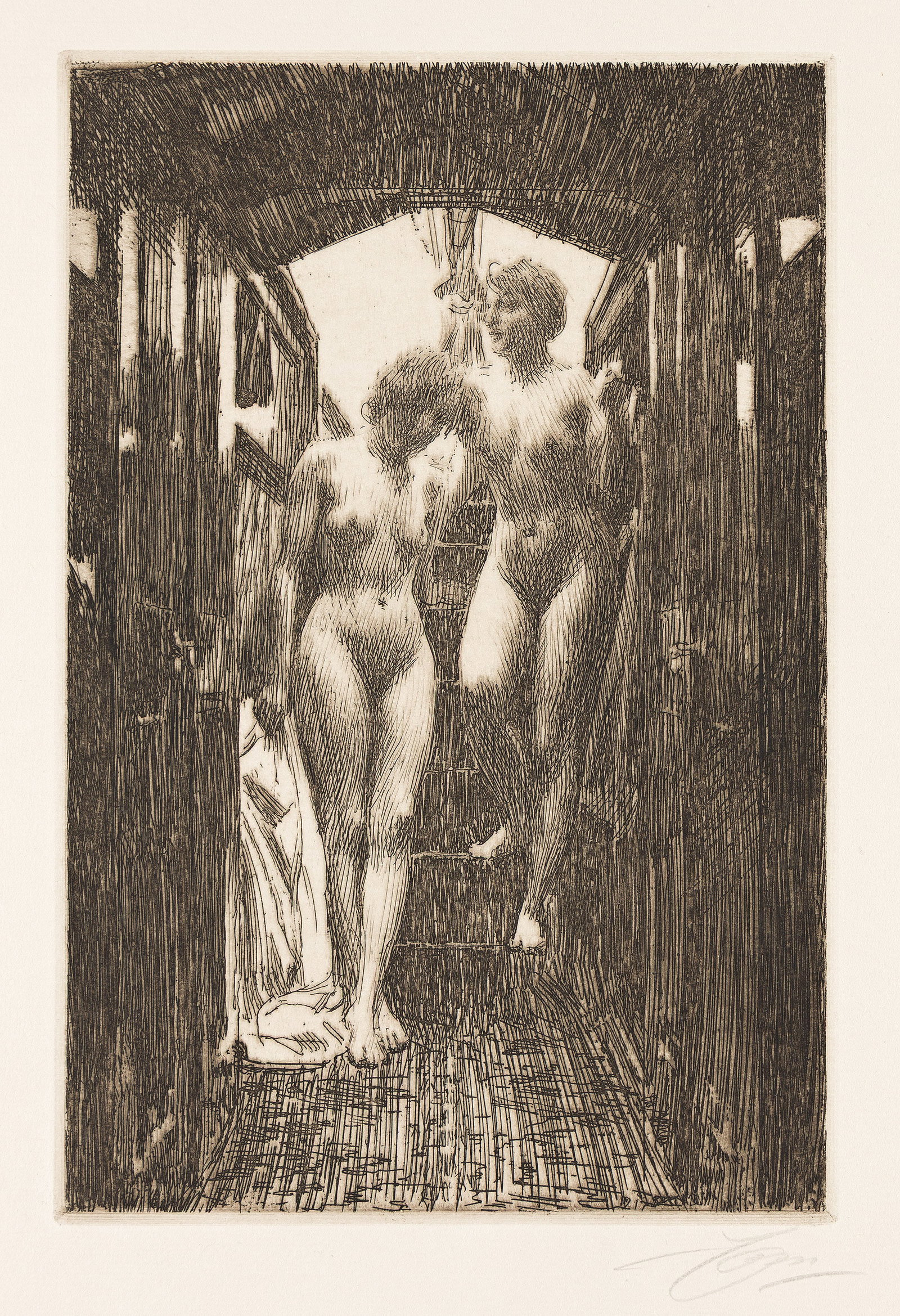 Anders Zorn (1860-1920), Cabin, 1917. (1 of 1)