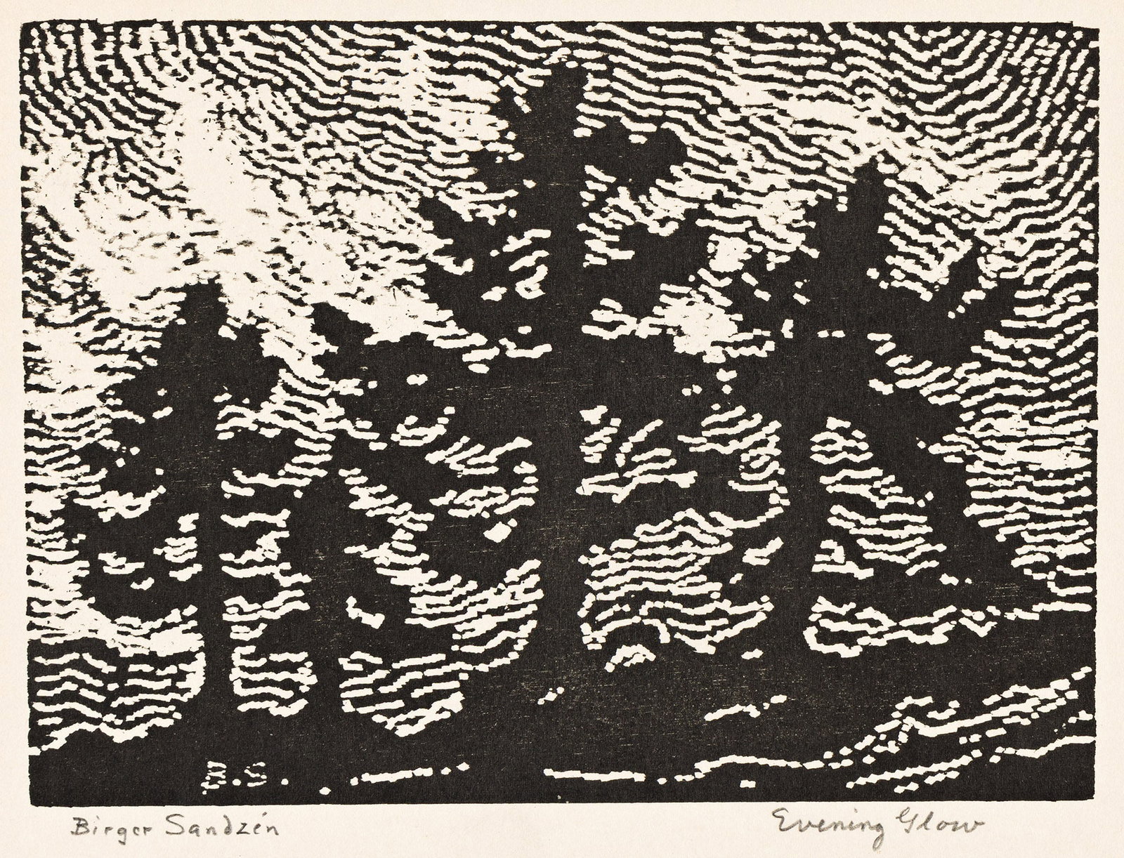 Birger Sandzén (1871-1954), Evening Glow, 1916. (1 of 1)