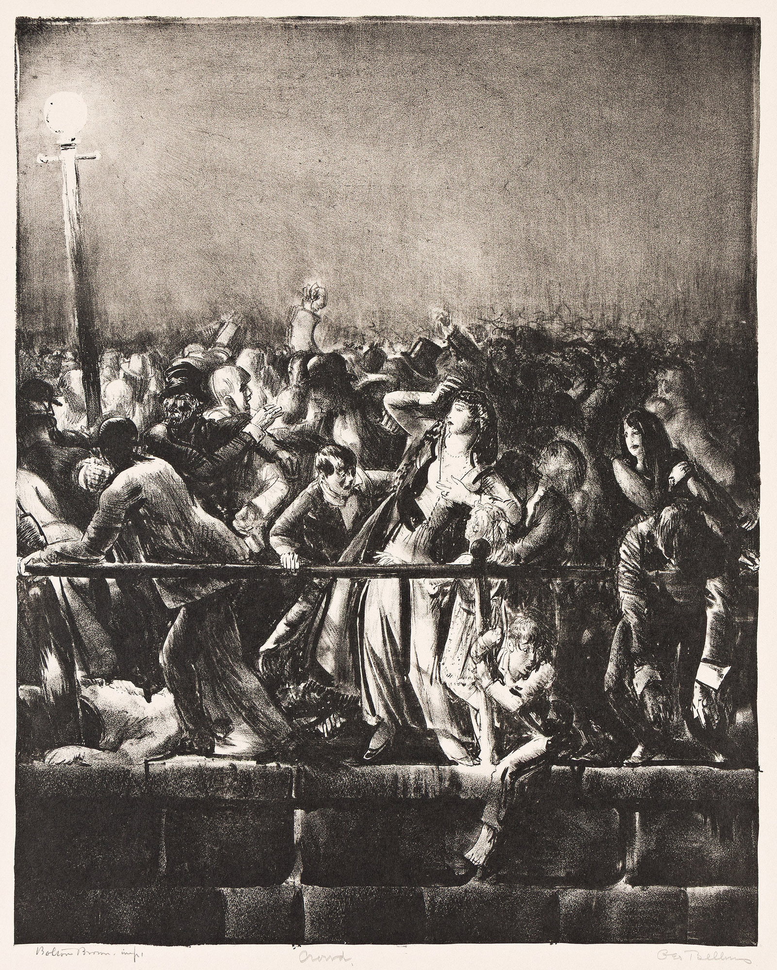 George Wesley Bellows (1882-1925), The Crowd, 1923. (1 of 1)