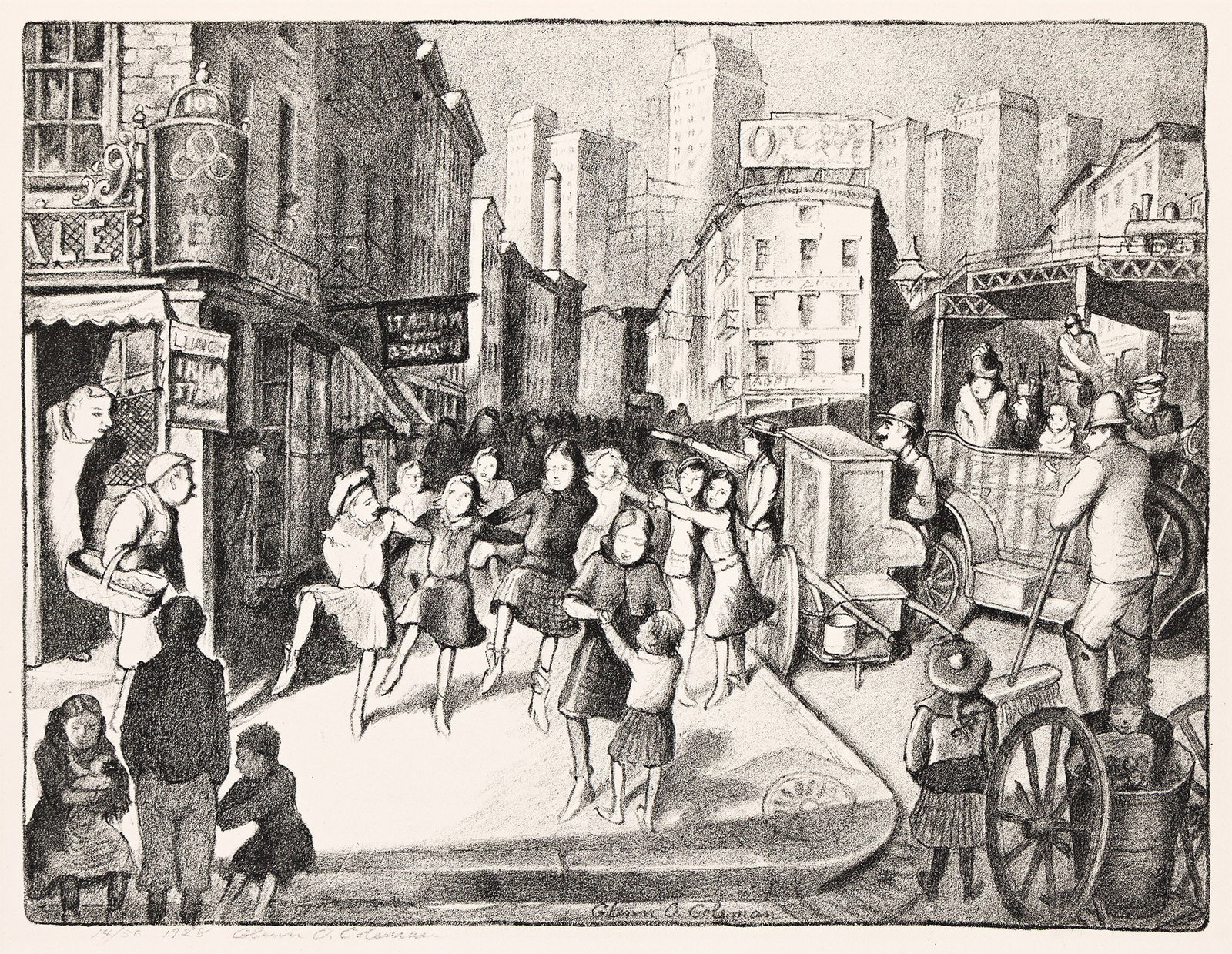 Glenn O. Coleman (1887-1932), Hurdy Gurdy Ballet, 1928. (1 of 1)