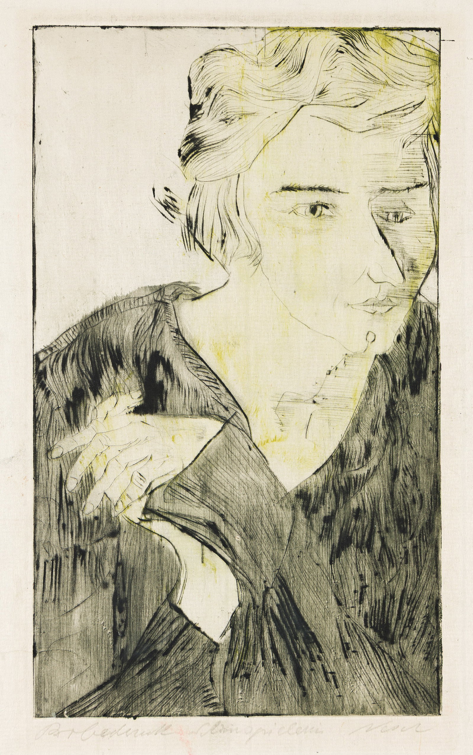 Rolf Nesch (1893-1975), Schauspielerin, circa 1930. (1 of 1)