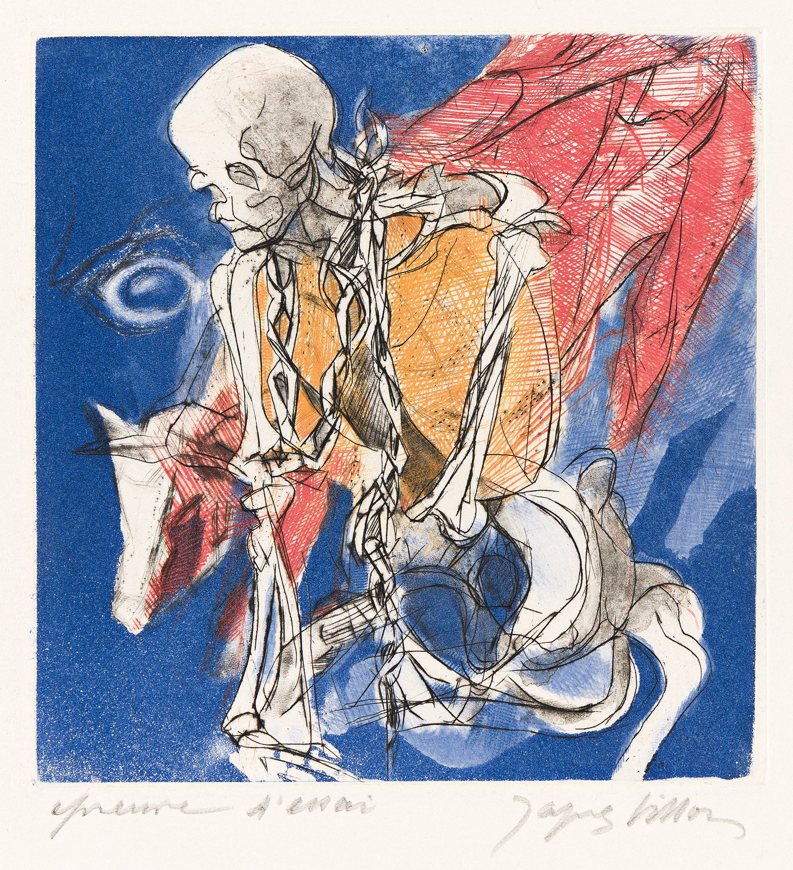 Jacques Villon (1875-1963), Yeux Fertile, 1956-57. (1 of 2)