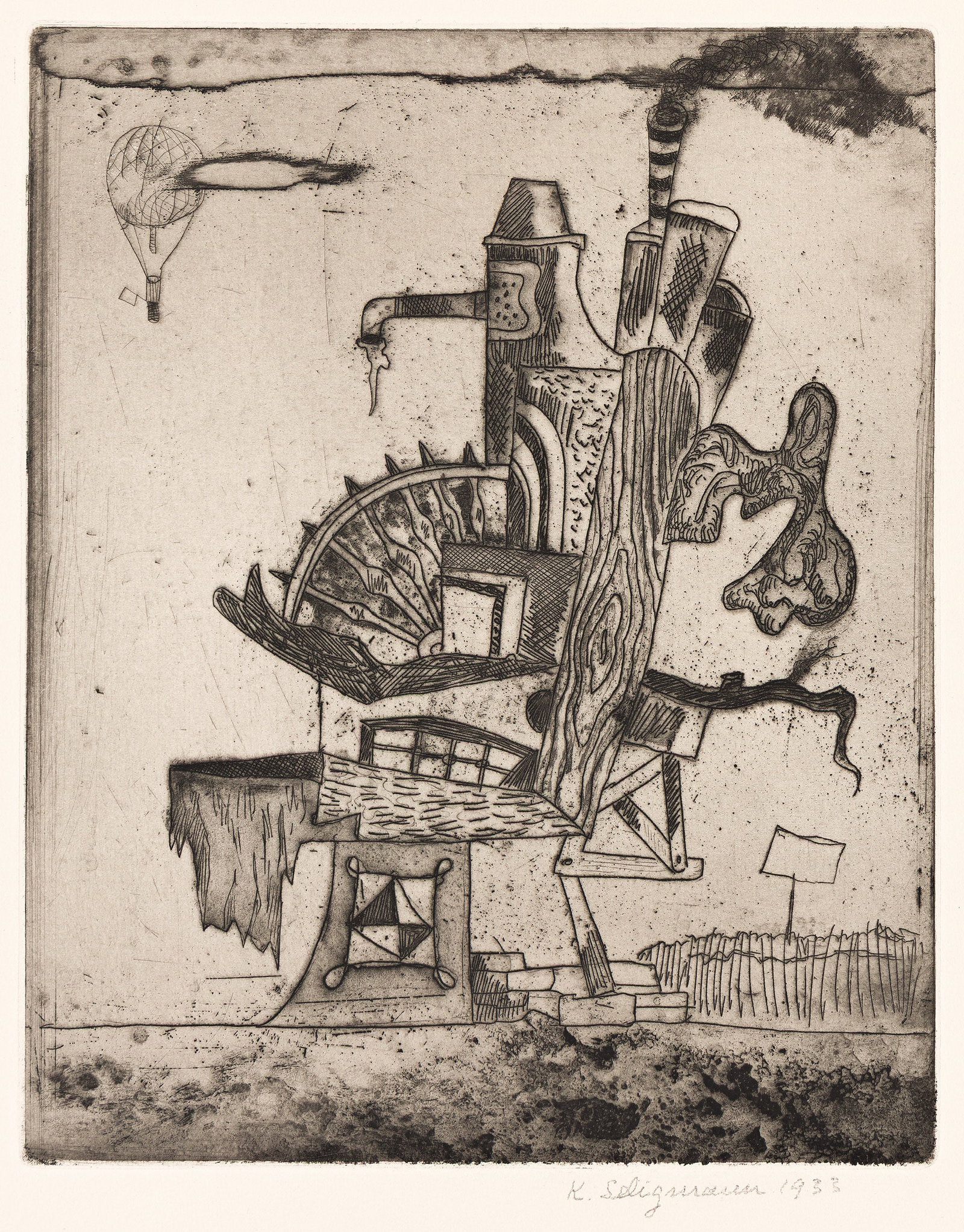 Kurt Seligmann (1900-1962), The Calamities of Winter, 1933. (1 of 1)