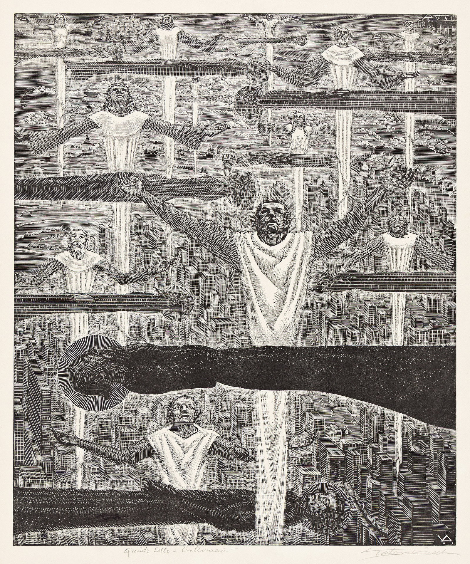Victor Delhez (1902-1985), Book of Revelation, 1948-1960. (1 of 12)