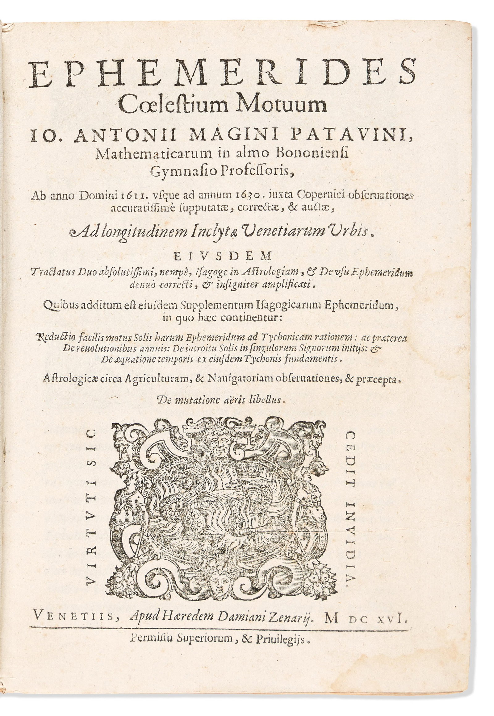 Ephemerides: Four Quarto-format 17th/18th Century Continental Examples (1 of 8)