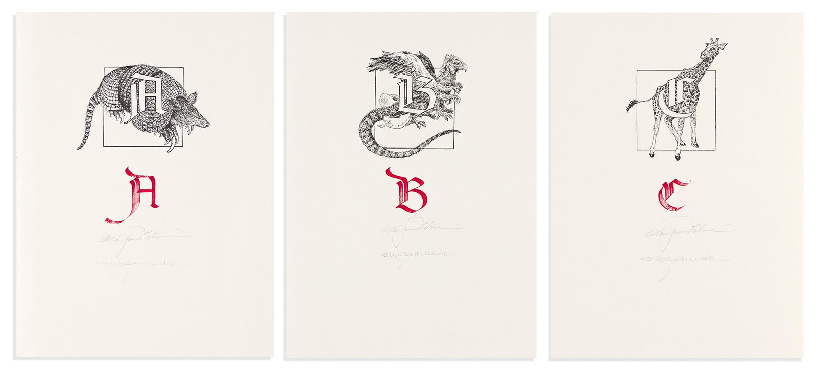 Laurie Block, compiler & Alan James Robinson, illus. An Odd Bestiary. Easthampton: Cheloniidae (1 of 4)