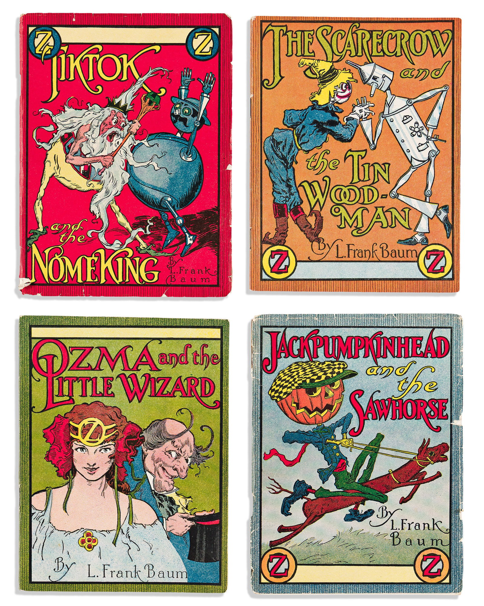 L. Frank Baum (1856-1919) & John R. Neill (1877-1943), illus. A Group of Junior and Little Wizard Oz (1 of 5)