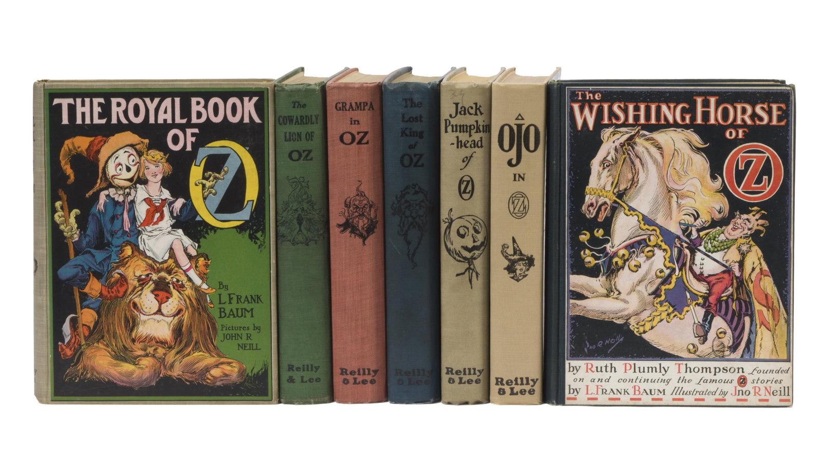 Ruth Plumly Thompson (1891-1976) & John R. Neill (1877-1943), illus. Seven First Editions. (1 of 1)