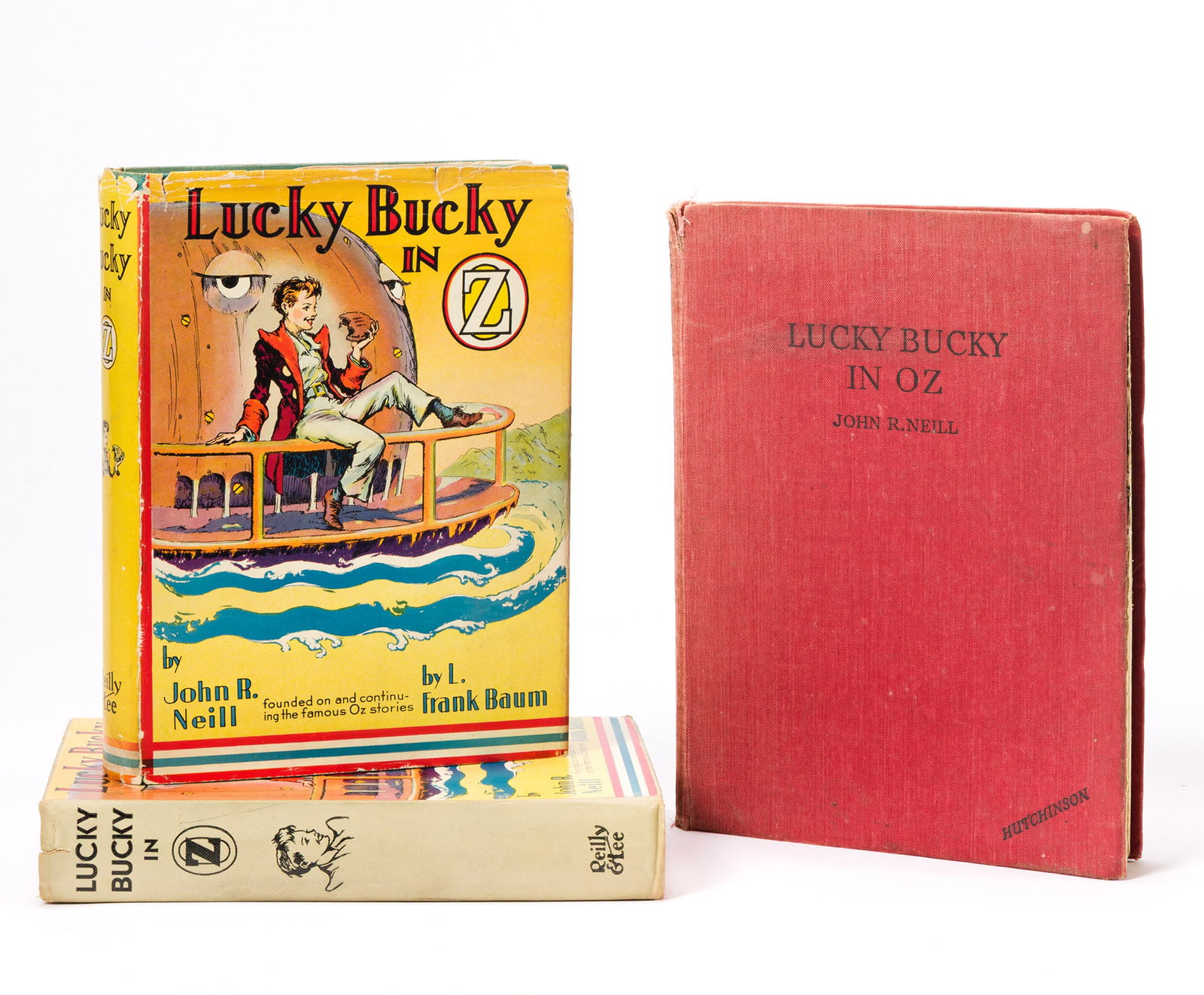 John R. Neill (1877-1943) Lucky Bucky in Oz. Three Copies. (1 of 1)