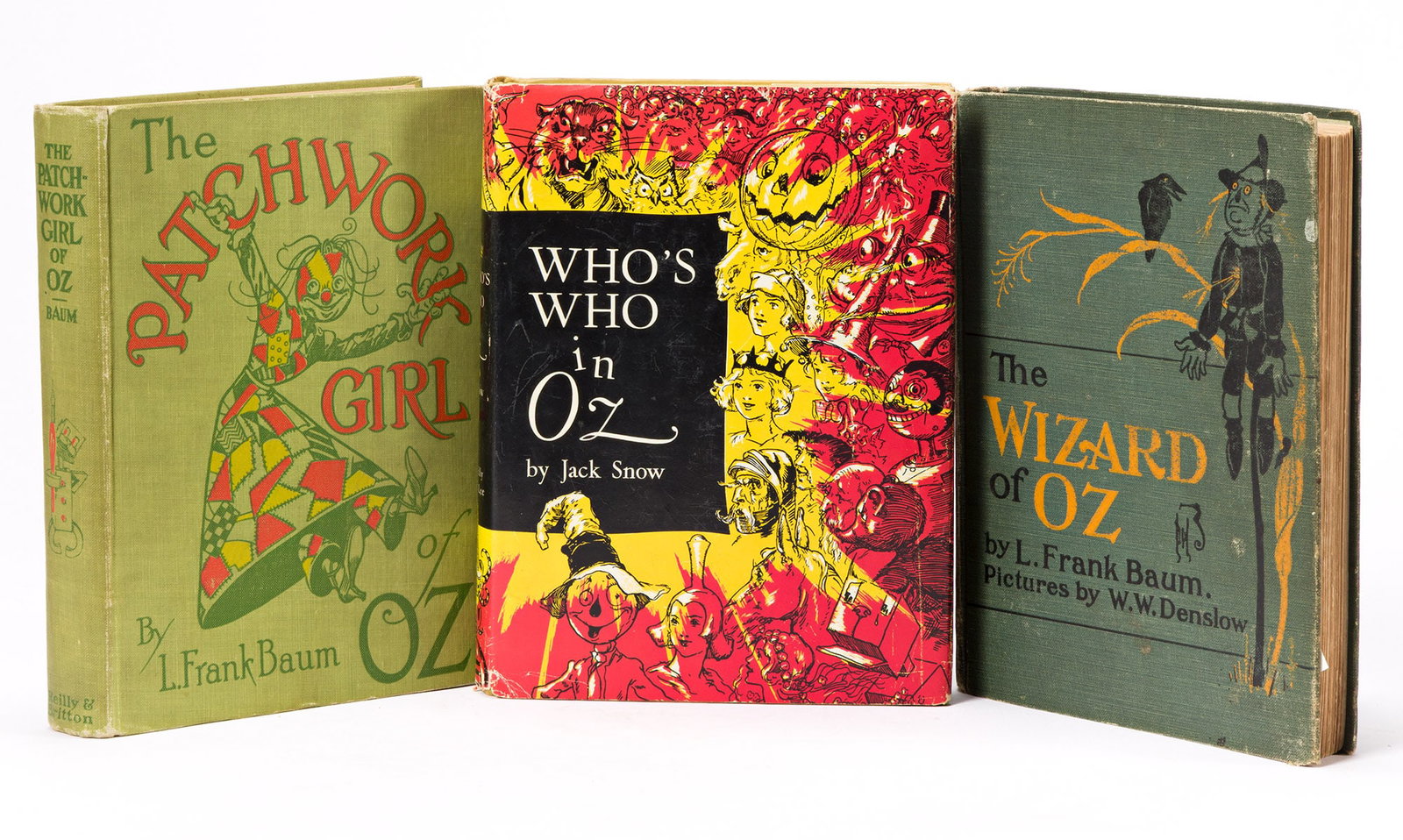 L. Frank Baum (1856-1919) and Jack Snow (1907-1956) Three of Justin Schiller’s Books. (1 of 3)
