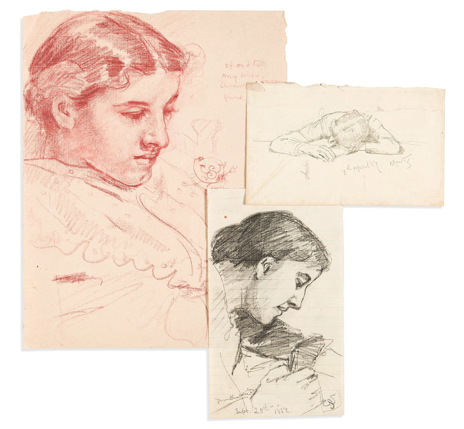 Charlotte Perkins Gilman Stetson (1860-1935) A Collection of Photos, Sketches and Objects from her (1 of 3)