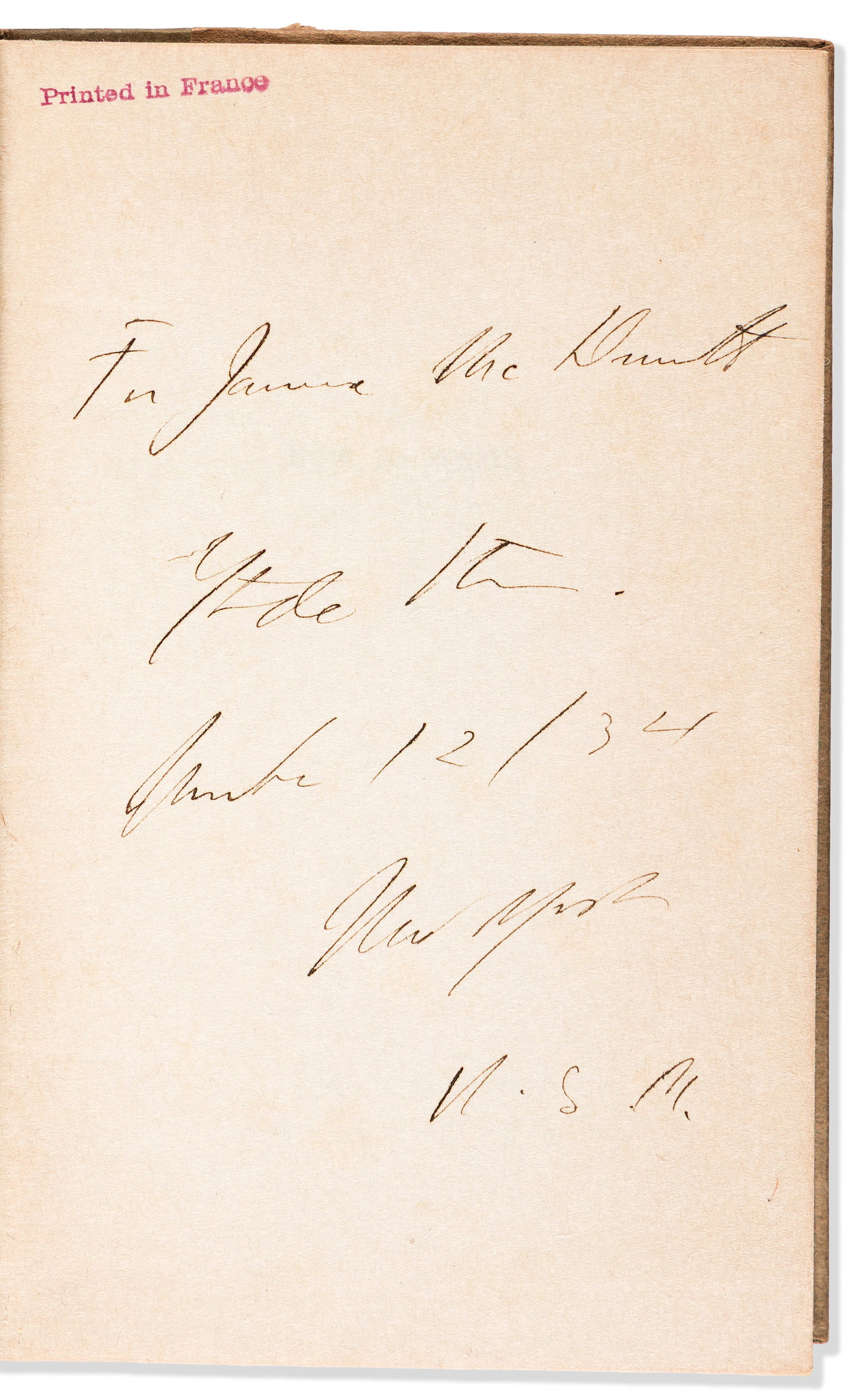 Gertrude Stein (1874-1946) How to Write. Inscribed First Edition. Paris: Darantiere Press, 1931. (1 of 2)