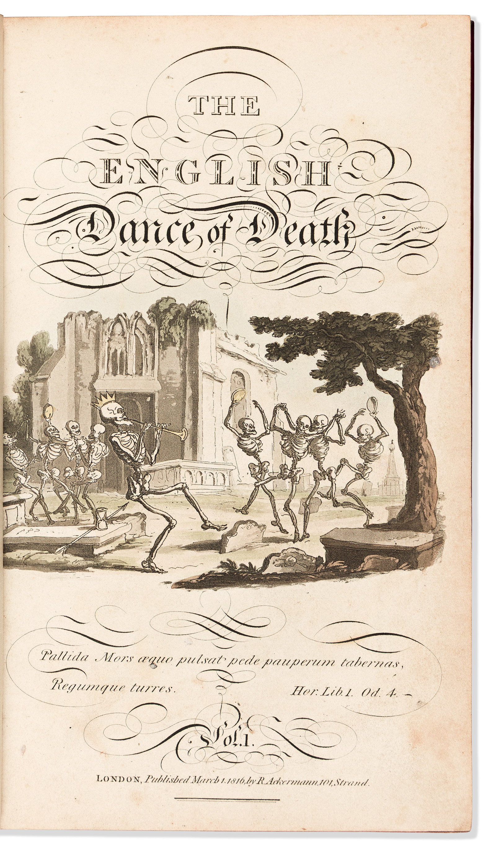 Thomas Rowlandson (1756-1827), illus. & [William Combe (1742-1823)] The English Dance of Death [and] (1 of 3)