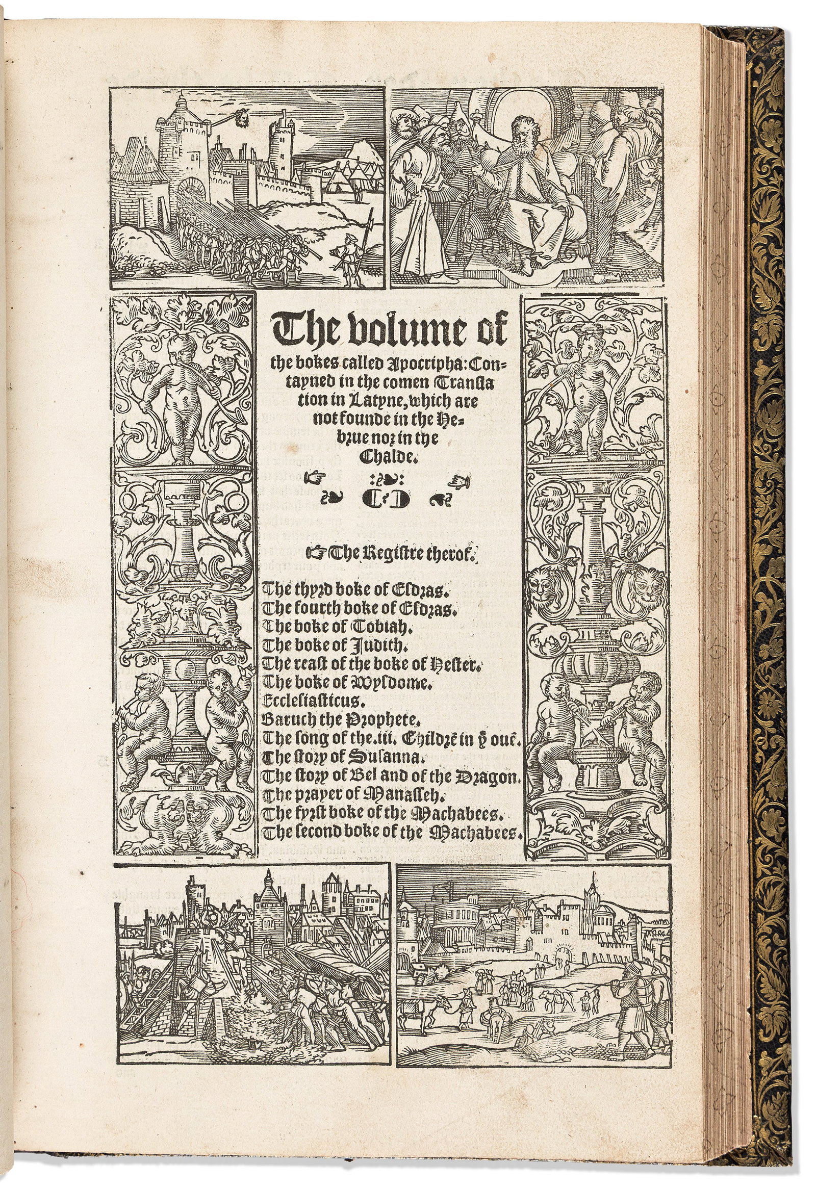 Bible in English. Tyndale-Taverner Translation. The Bugge Bible. The Holye Bible. London: Imprinted (1 of 1)
