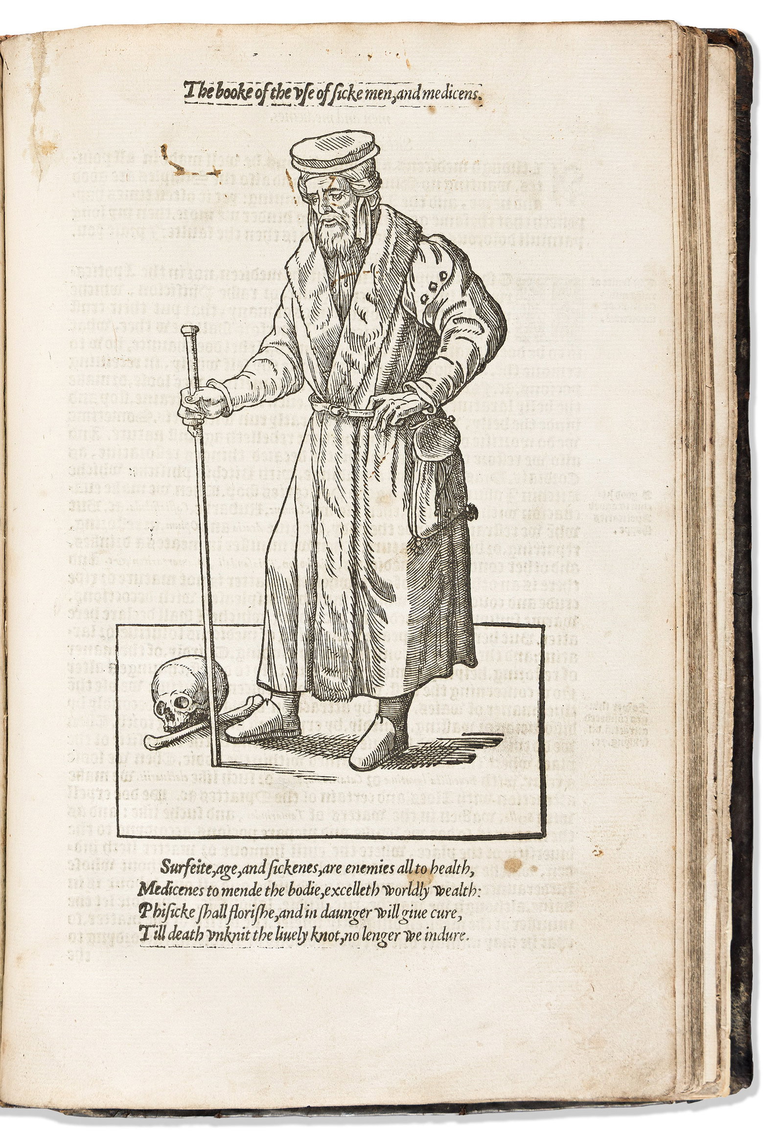 William Bullein (d. 1576) Bulleins Bulwarke of Defe[n]ce againste all Sicknes, Sornes and Woundes: William Bullein (d. 1576) Bulleins Bulwarke of Defe[n]ce againste all Sicknes, Sornes and Woundes that dooe Daily Assaulte Mankinde. London: Jhon Kyngston, 1562 First edition, folio; lacking tit