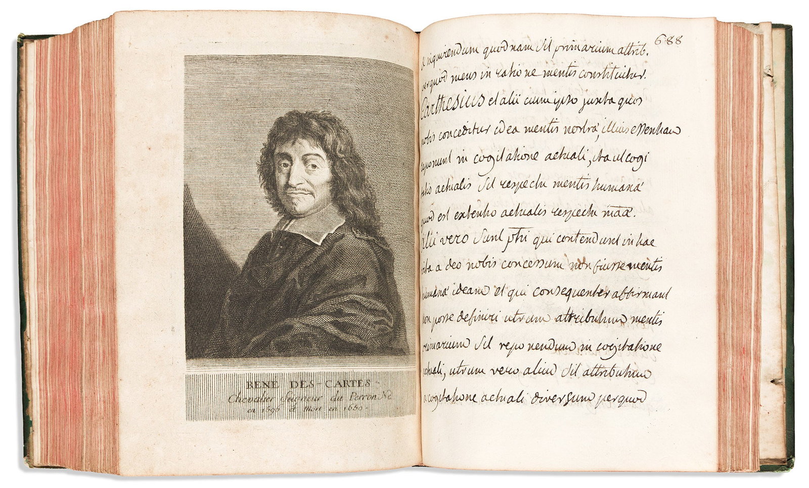 Cartesian Philosophy. Metaphysica, seu Secundae Partis Philosophiae. Manuscript on Paper. (1 of 1)