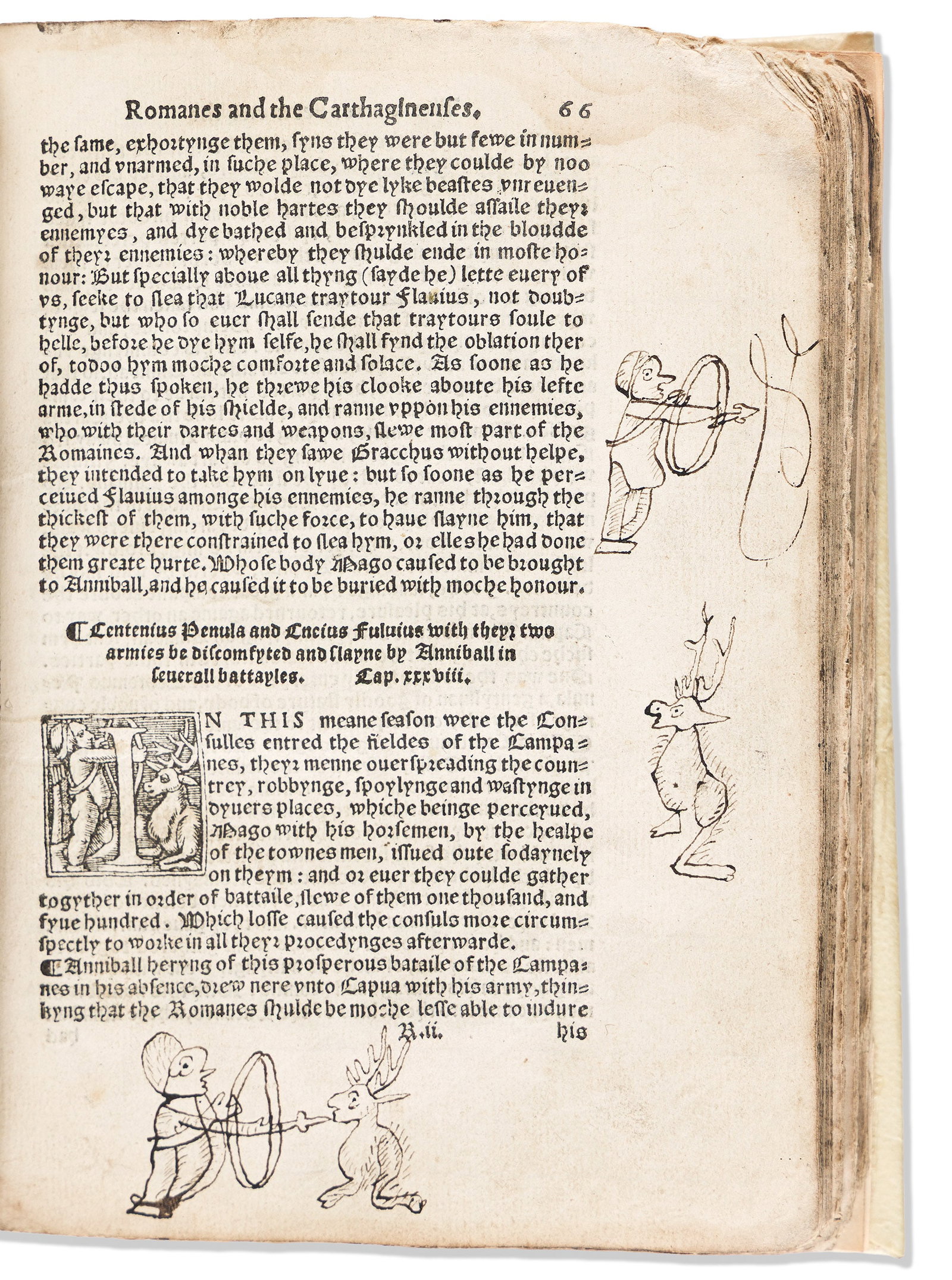 Anthony Cope (d. 1551) The Historie of Two the Moste Noble Capitaines of the Worlde, Anniball and (1 of 2)