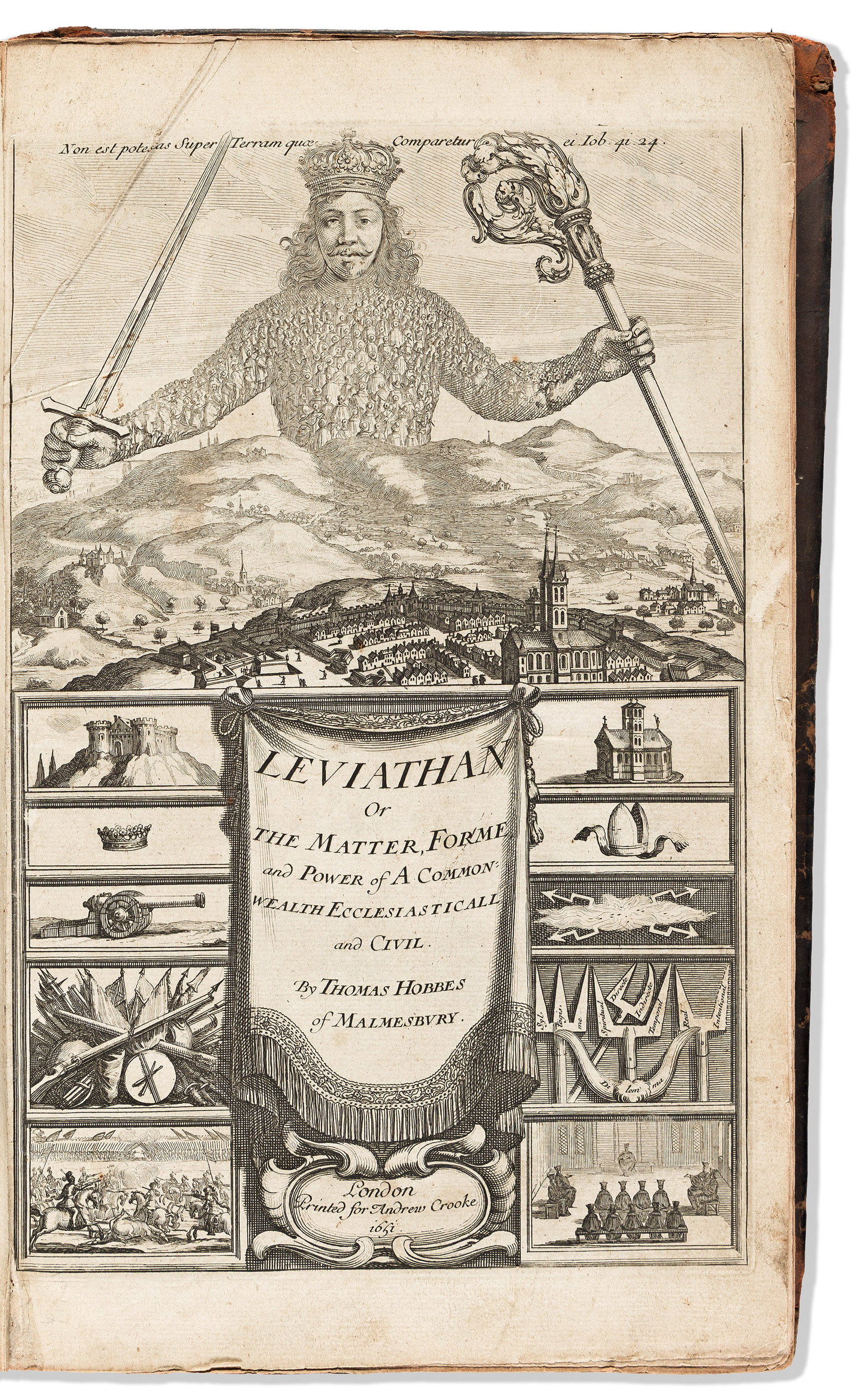 Thomas Hobbes (1588-1679) Leviathan, or, the Matter, Form, and Power of a Common-Wealth (1 of 2)