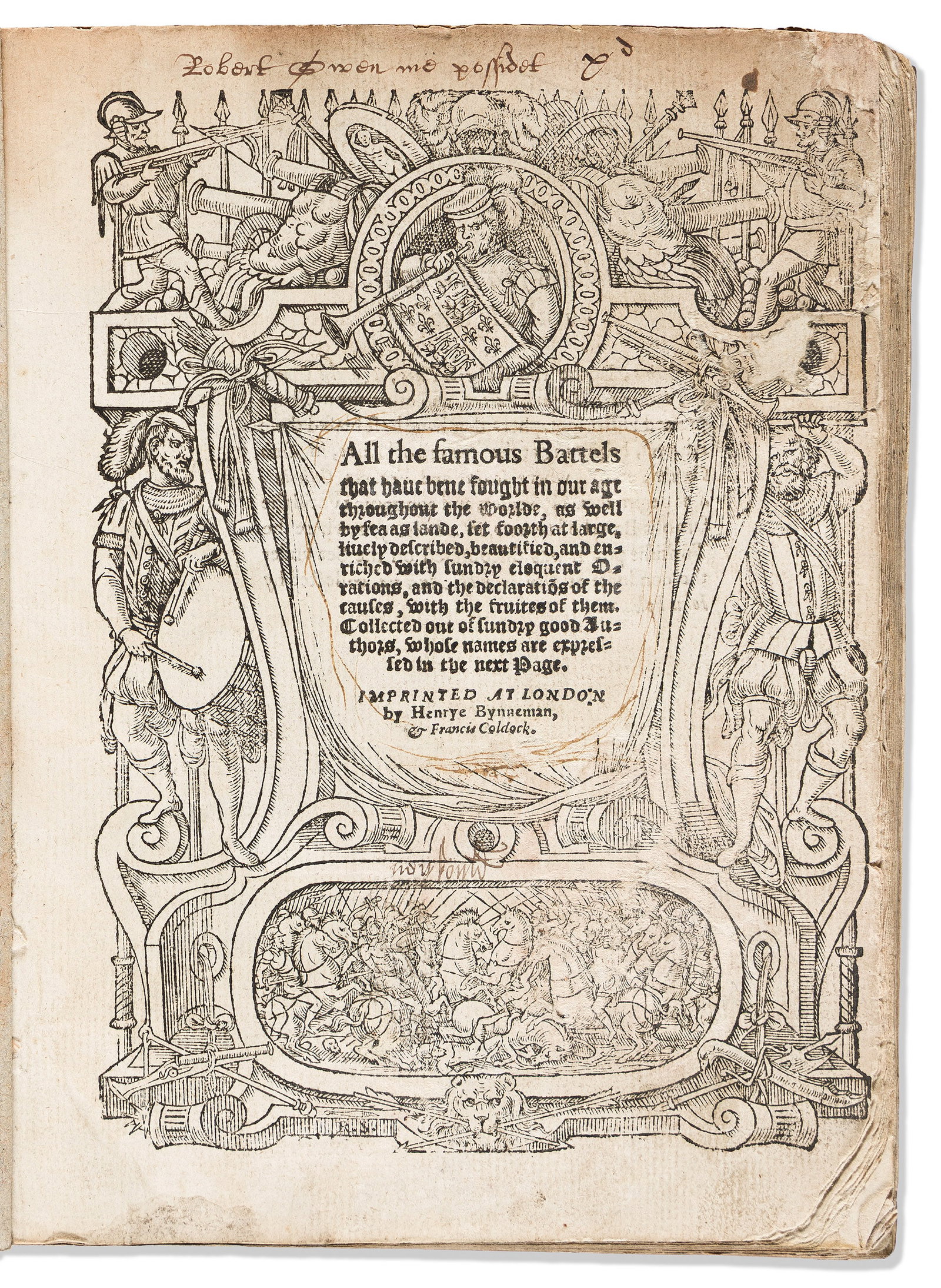 John Polemon (fl. ca. 1578), ed. All the Famous Battels that Have bene Fought in our Age Throughout (1 of 1)