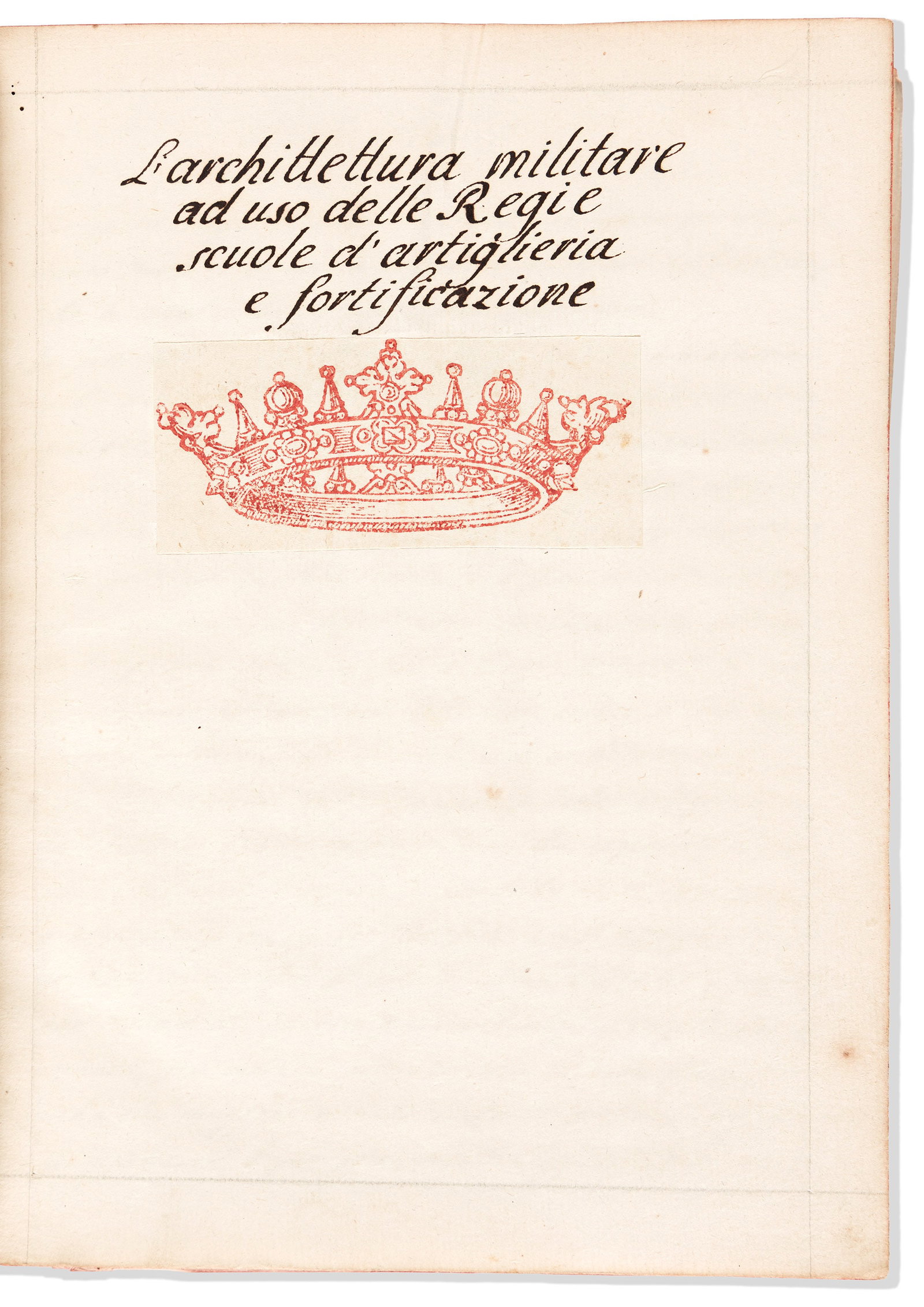 Carlo Andrea Rana (1715-1804) L'Archittettura Militare ad Uso delle Regie Scuole d'Artiglieria e (1 of 2)