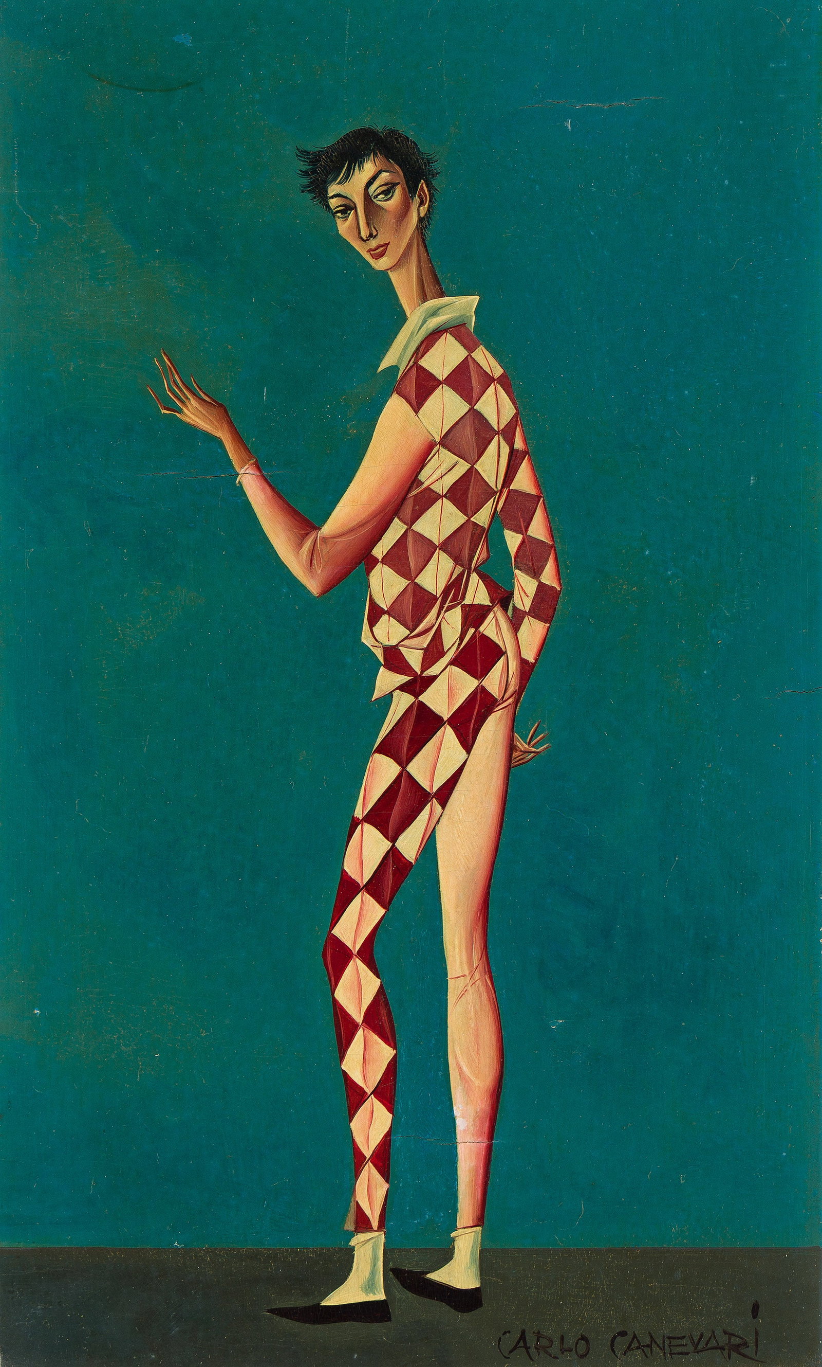 Carlo Canevari, Untitled., Oil on panel (1 of 1)