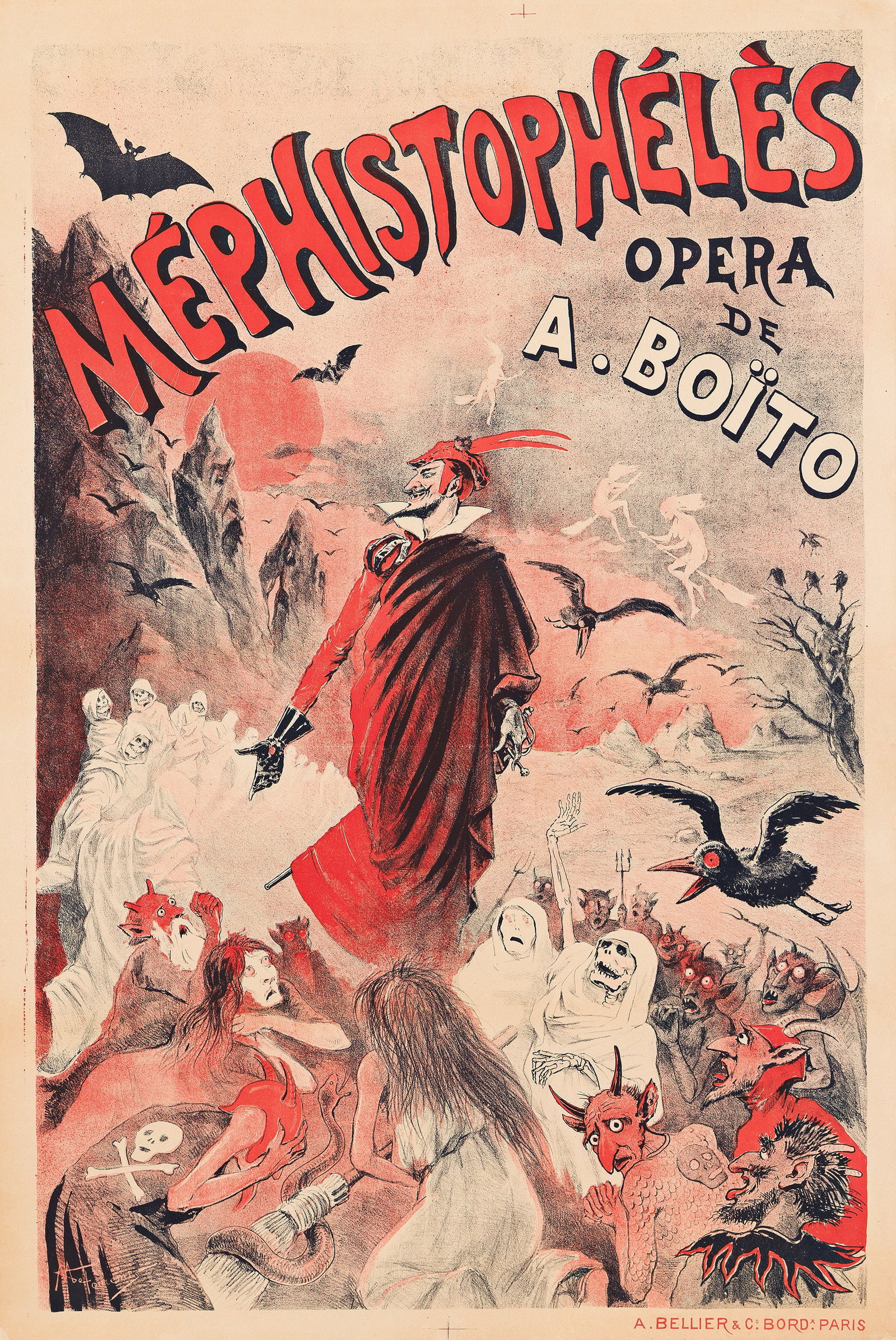 Signature Illegible, Méphistophélès / Opera de A. Boito. Circa 1985. (1 of 1)