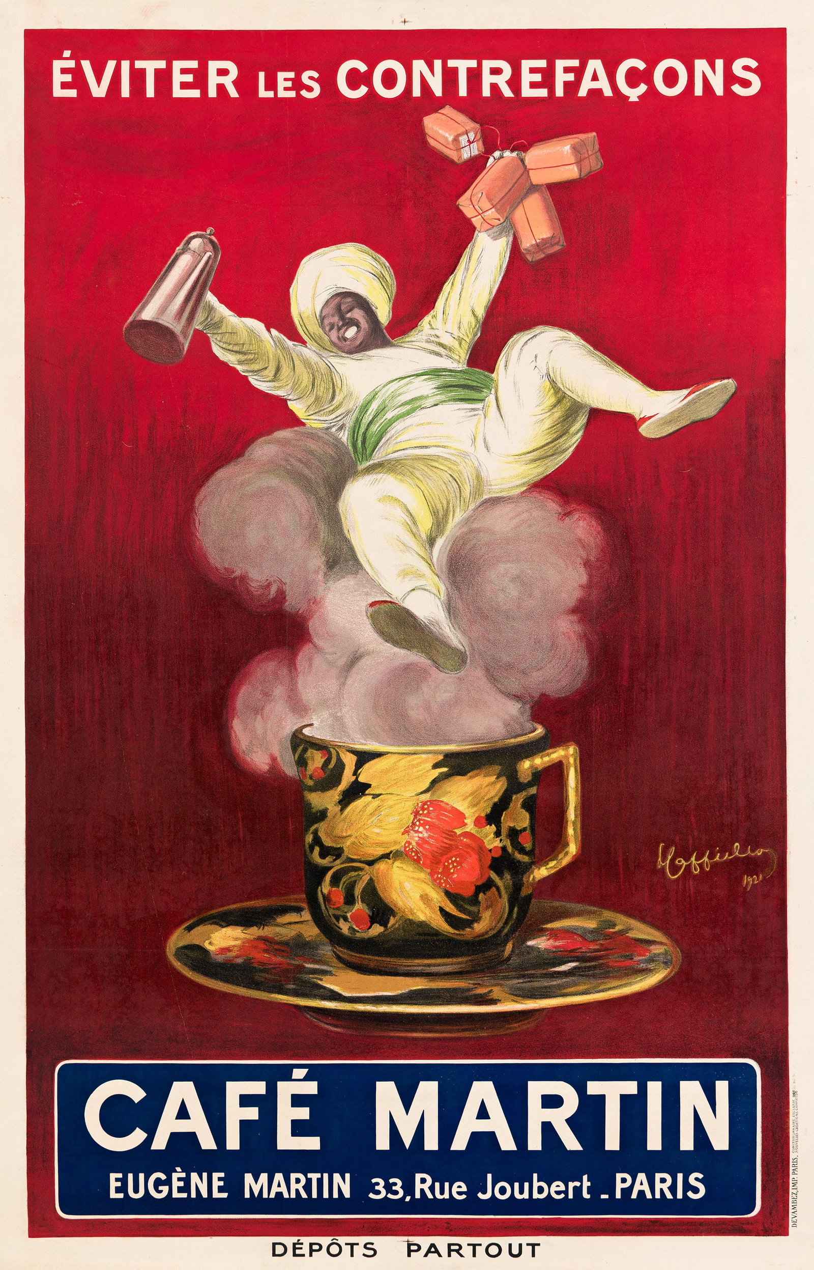 Leonetto Cappiello, Café Martin. 1921. (1 of 1)