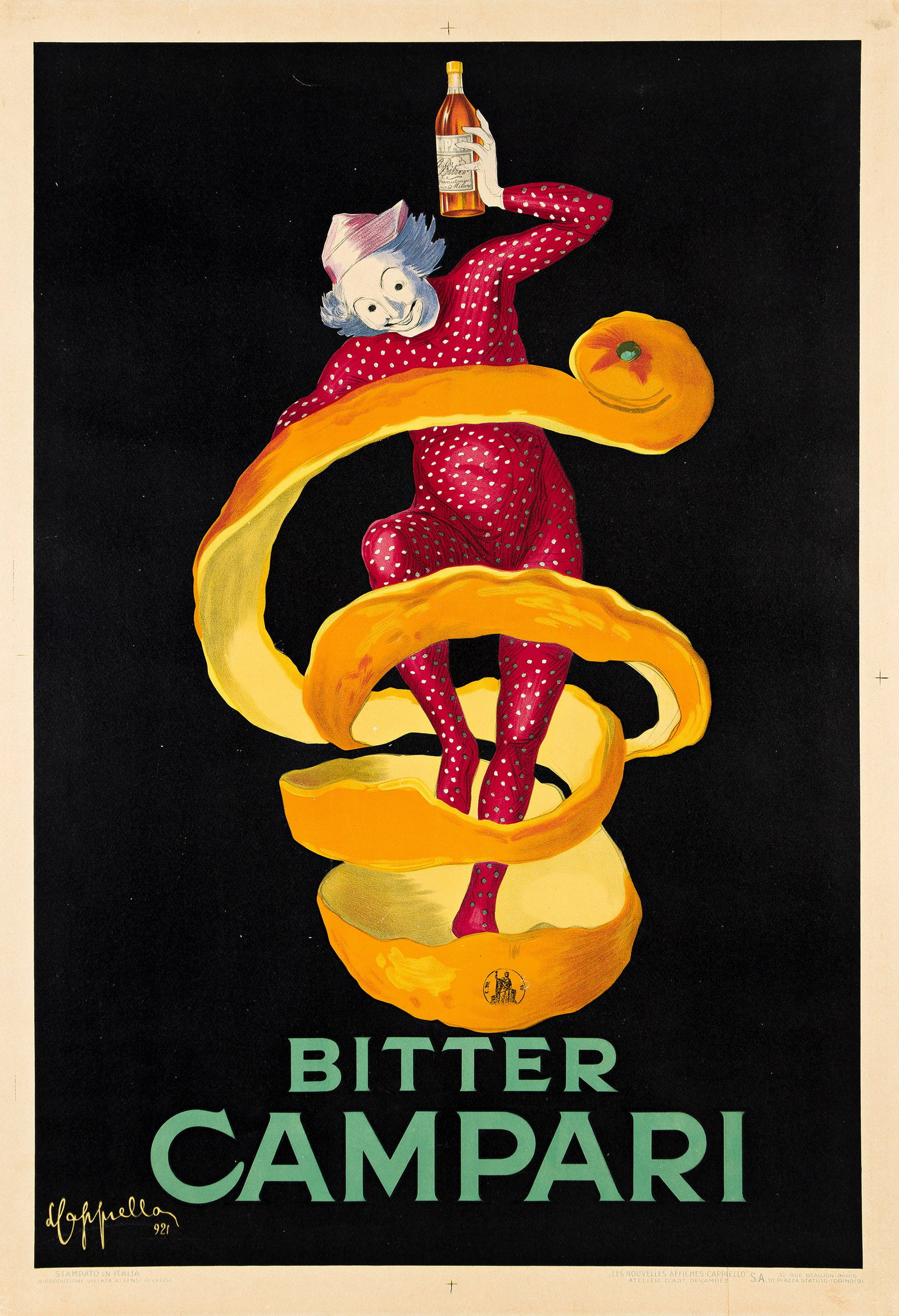 Leonetto Cappiello, Bitter Campari. 1921. (1 of 1)