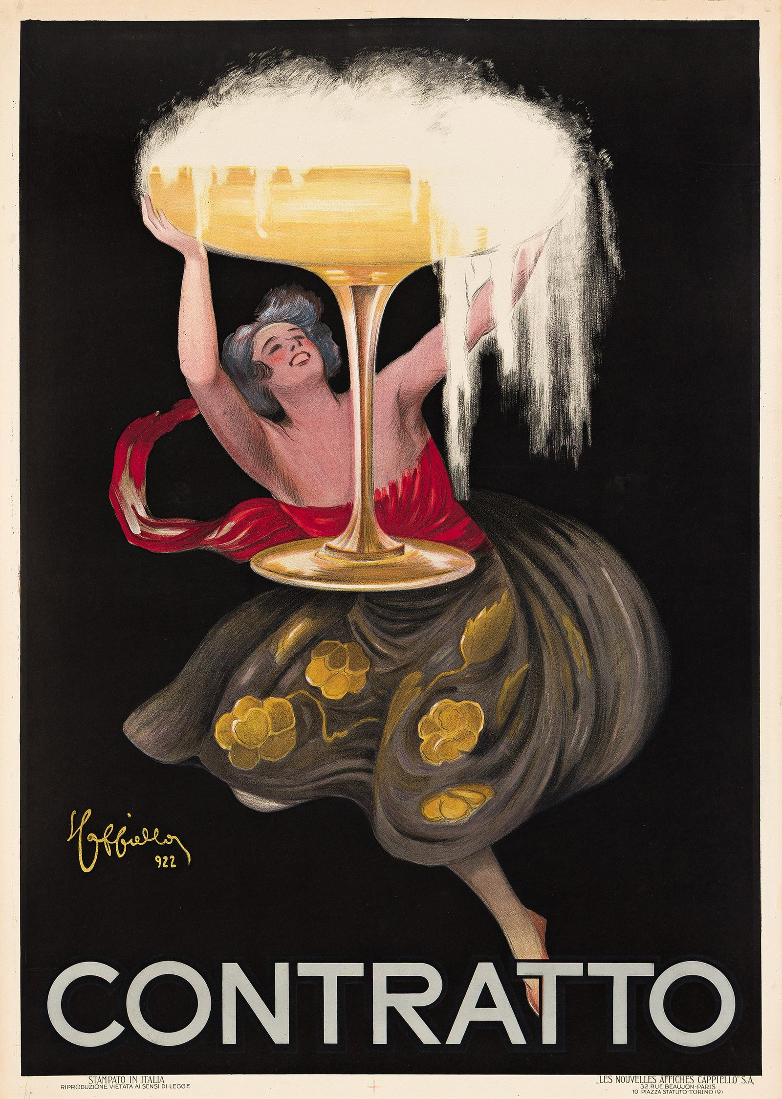 Leonetto Cappiello, Contratto. 1922. (1 of 1)