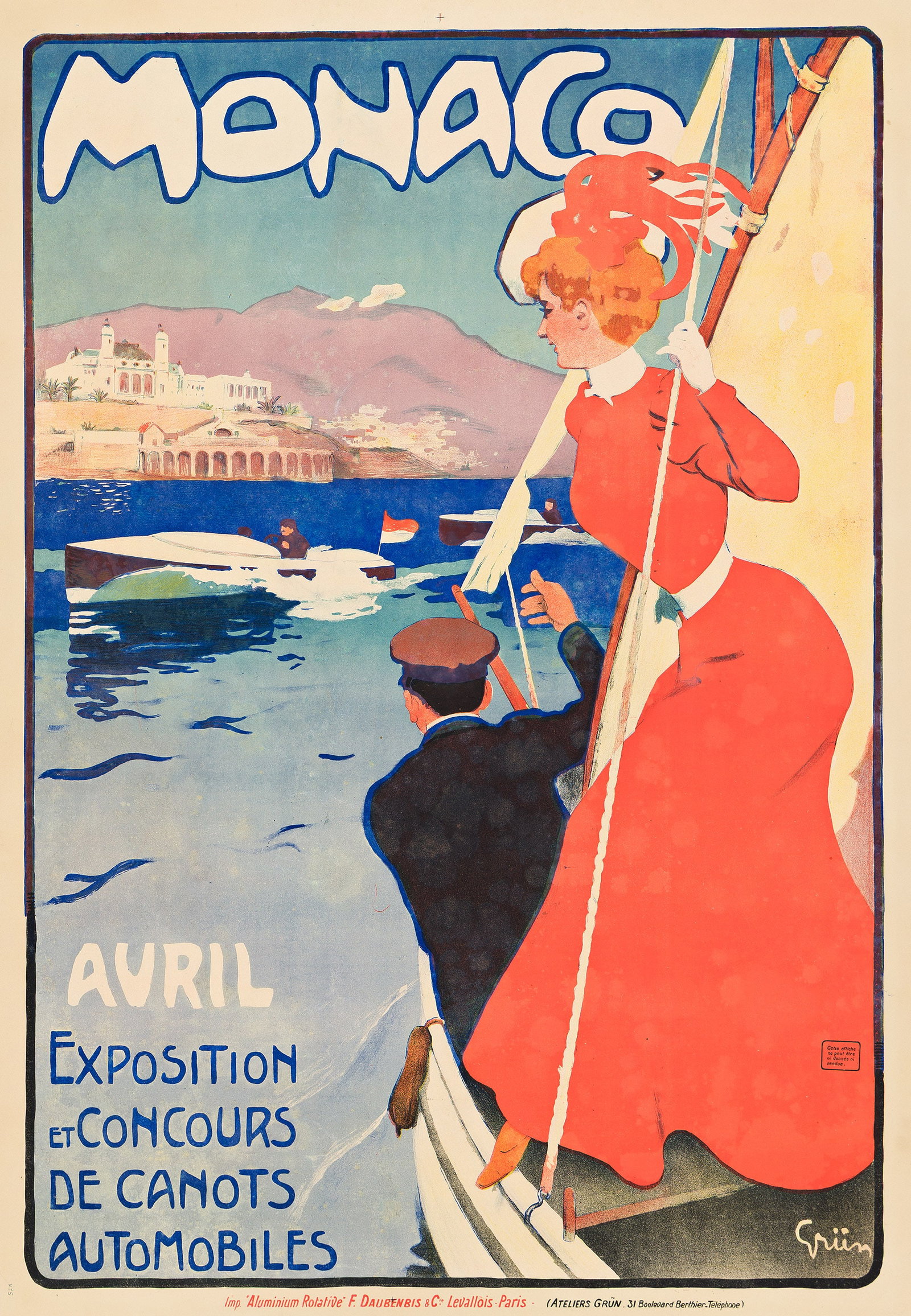 Jules-Alexandre Grün, Monaco / Exposition et Concours de Canots Automobiles. 1905. (1 of 1)
