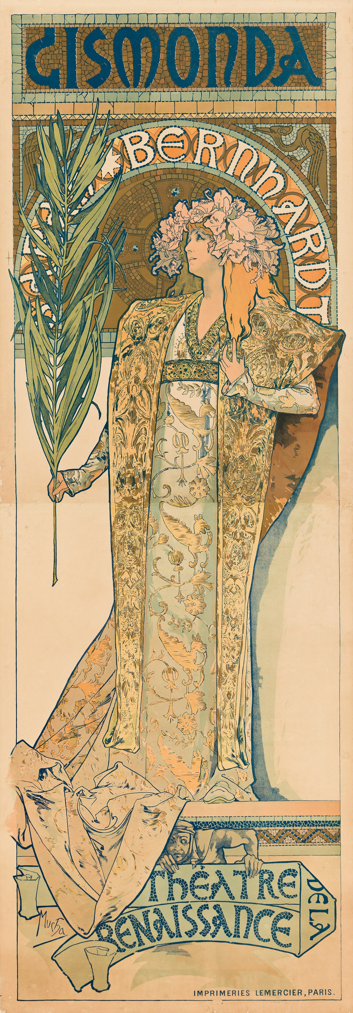 Alphonse Mucha, Gismonda / Theatre de la Renaissance. 1894. (1 of 1)