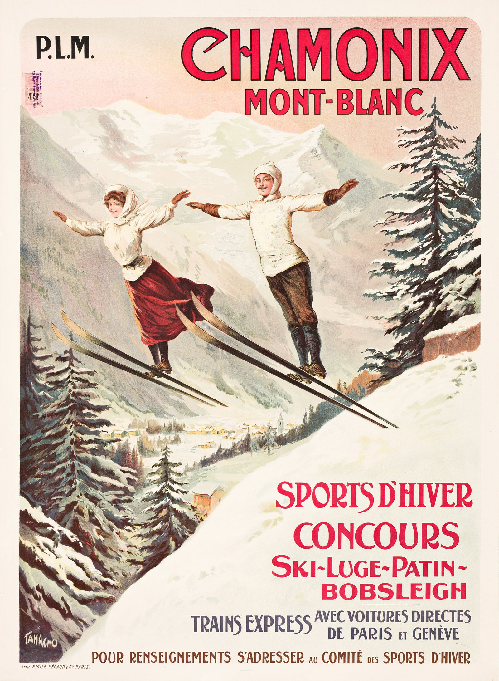 Francisco Tamagno, Chamonix Mont - Blanc. 1910. (1 of 1)