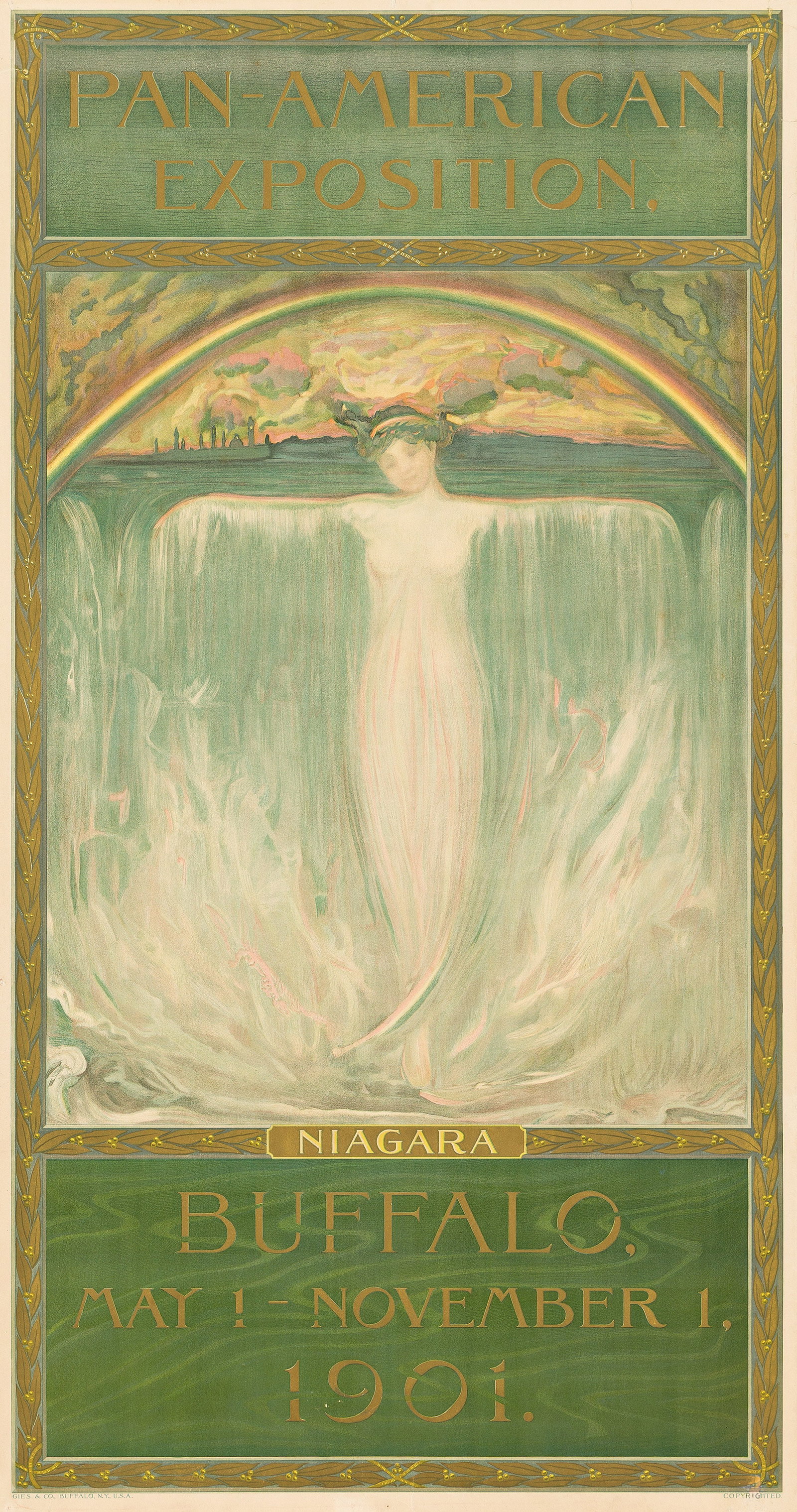Evelyn Rumsey Carey, Pan American Exhibition Buffalo / Niagara. 1901. (1 of 1)