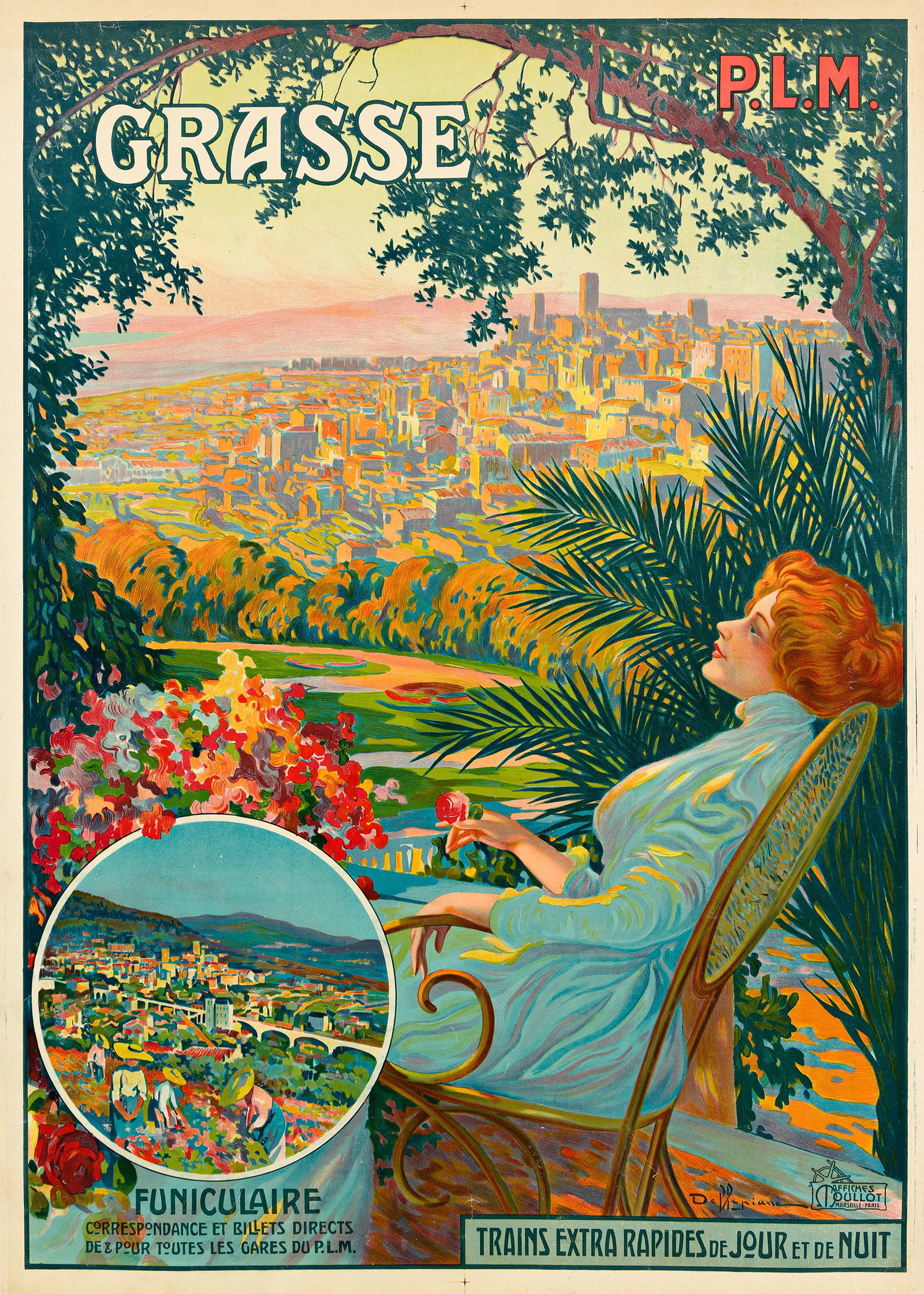 David Dellepiane, Grasse P.L.M. Circa 1910. (1 of 1)