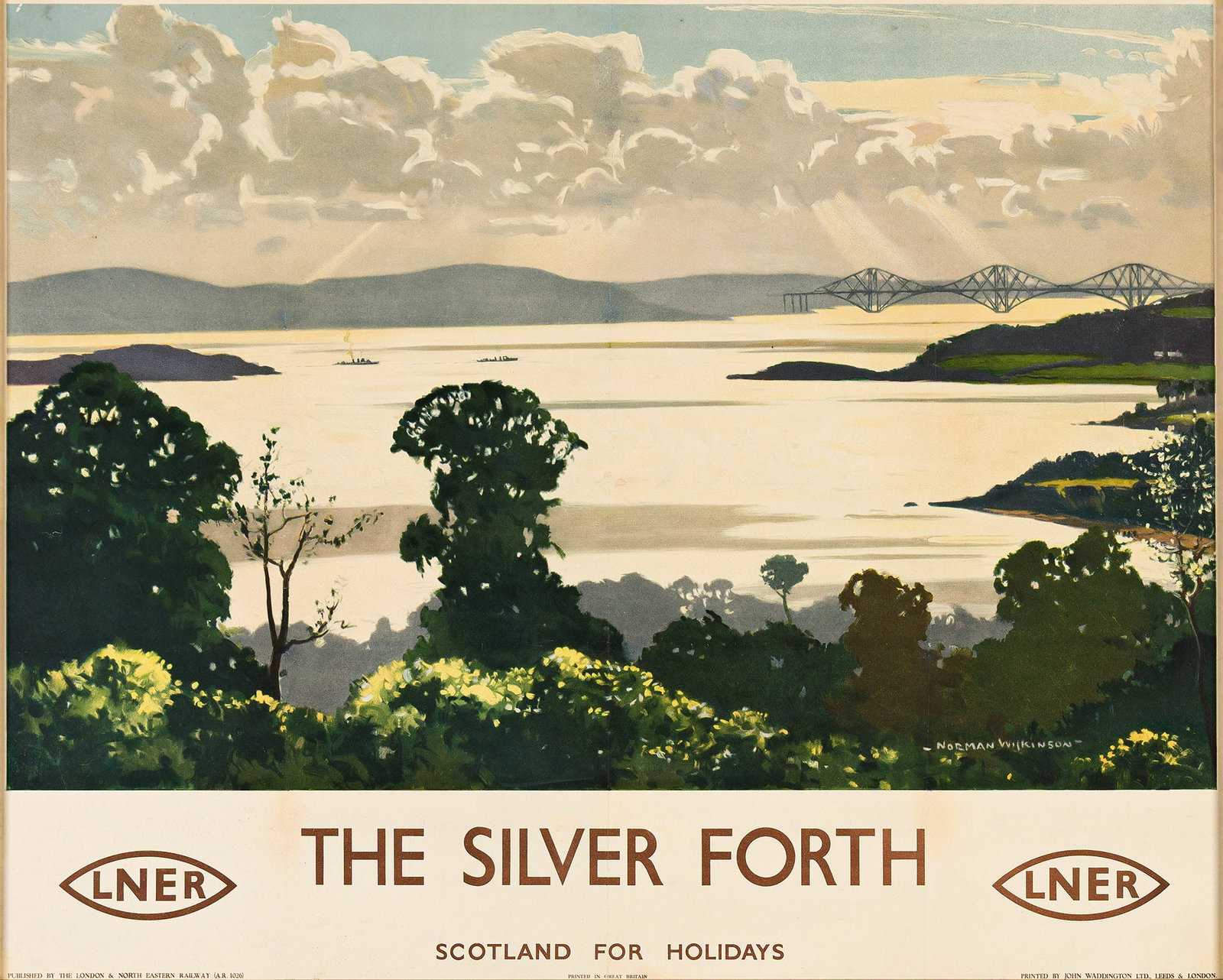 Norman Wilkinson, The Silver Forth. Circa 1935. (1 of 1)