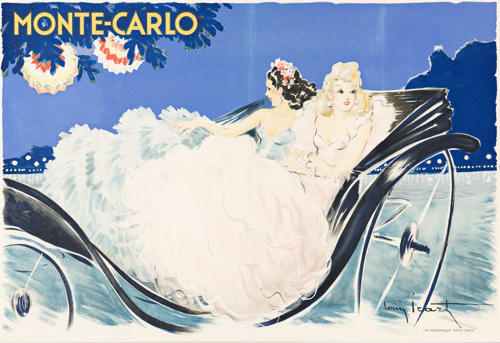 Louis Icart, Monte - Carlo. 1948. (1 of 1)